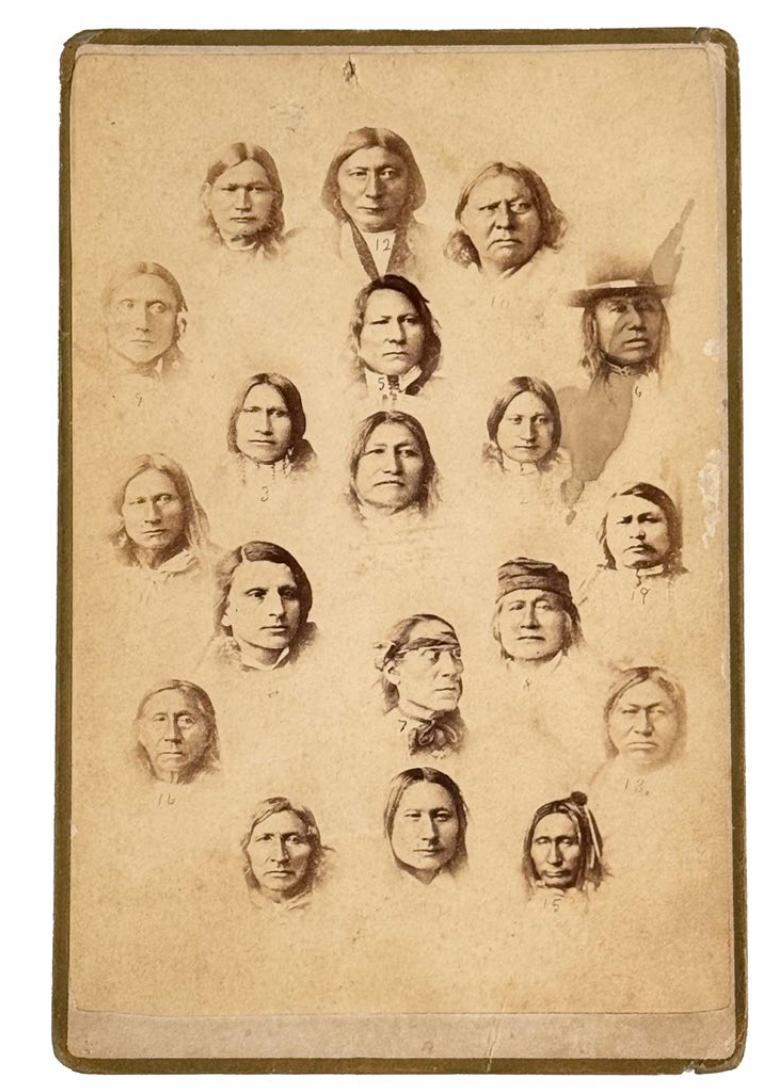Noted Indian Chiefs who have visited the Indian Training School, Carlisle, Pa.