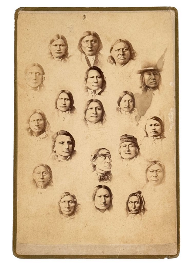 Noted Indian Chiefs who have visited the Indian Training School, Carlisle, Pa.