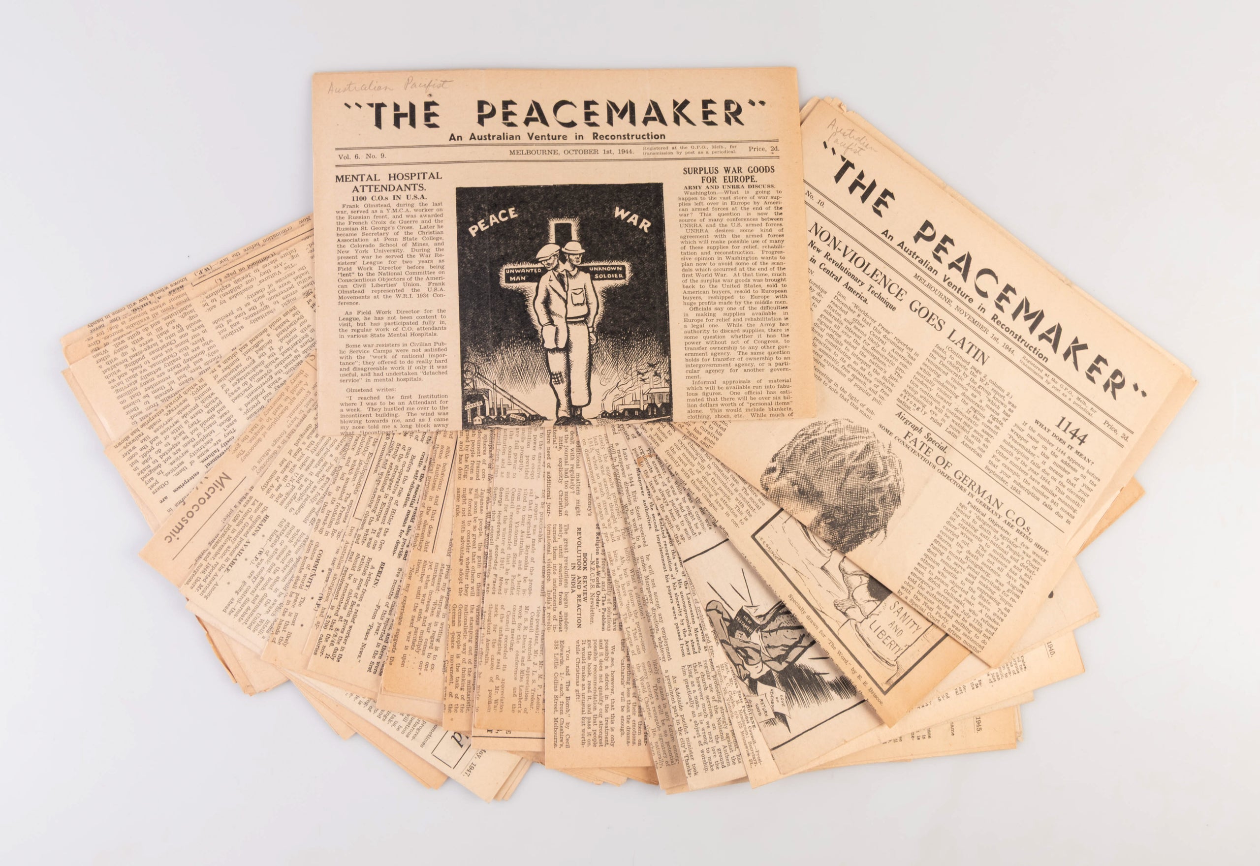 The Peacemaker: an Australian Venture in Reconstruction.