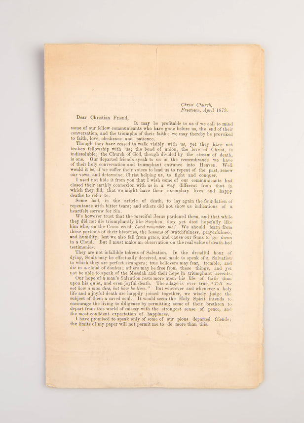 [Typeface letter addressed to 