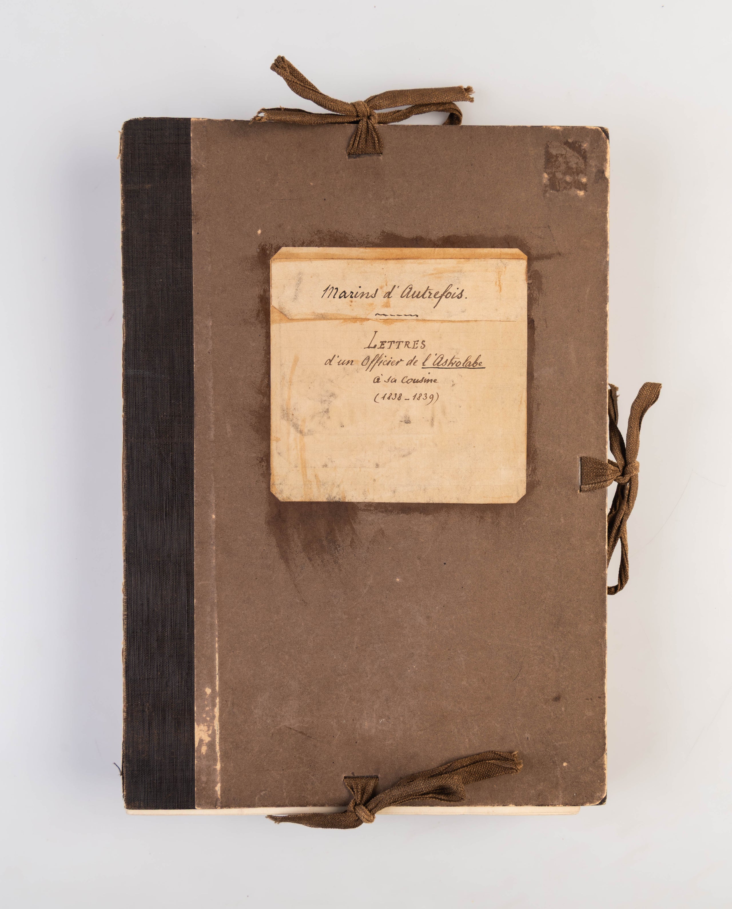 Marins d'Autrefois. Lettres d'un Officier de l'Astrolabe à sa cousine (1838-1839).