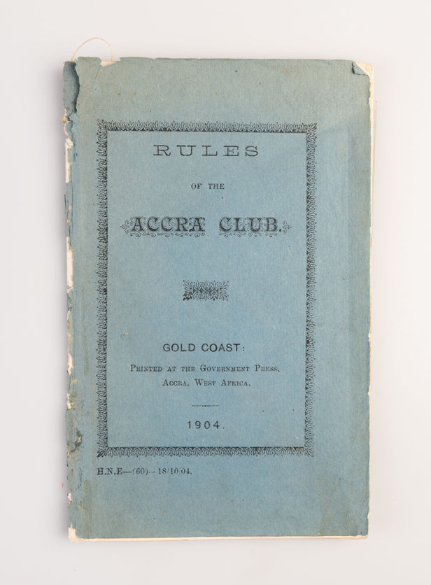 Rules of the Accra Club.