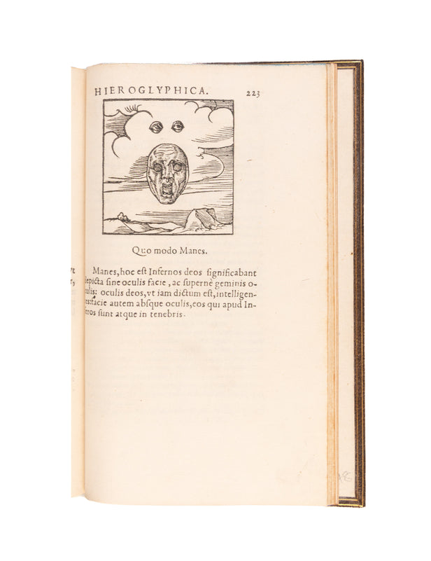 (Title in Greek, then:) De sacris notis & sculpturis duo.
Paris, Jacob Kerver (colophon: G. Morel),