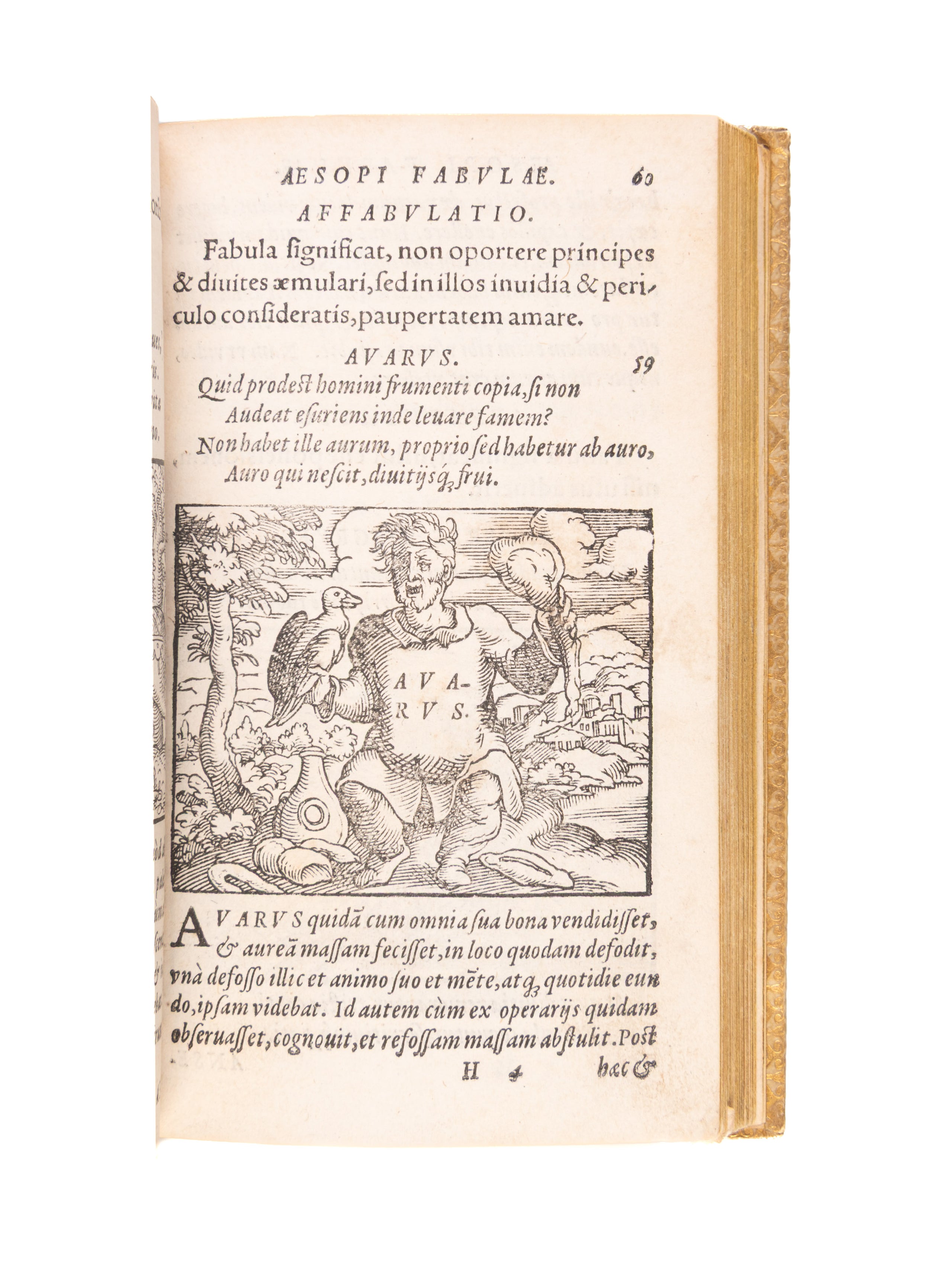 Fabulae, elegantissimis eiconibus veras animaliaum species vivum adumbrantes his accesserunt J.Posthii Germeshemii in singulas fabulas epigrammata.
 
Frankfurt, Georg Corvinus, Sigismund Feyerabend, Wigand Gall,