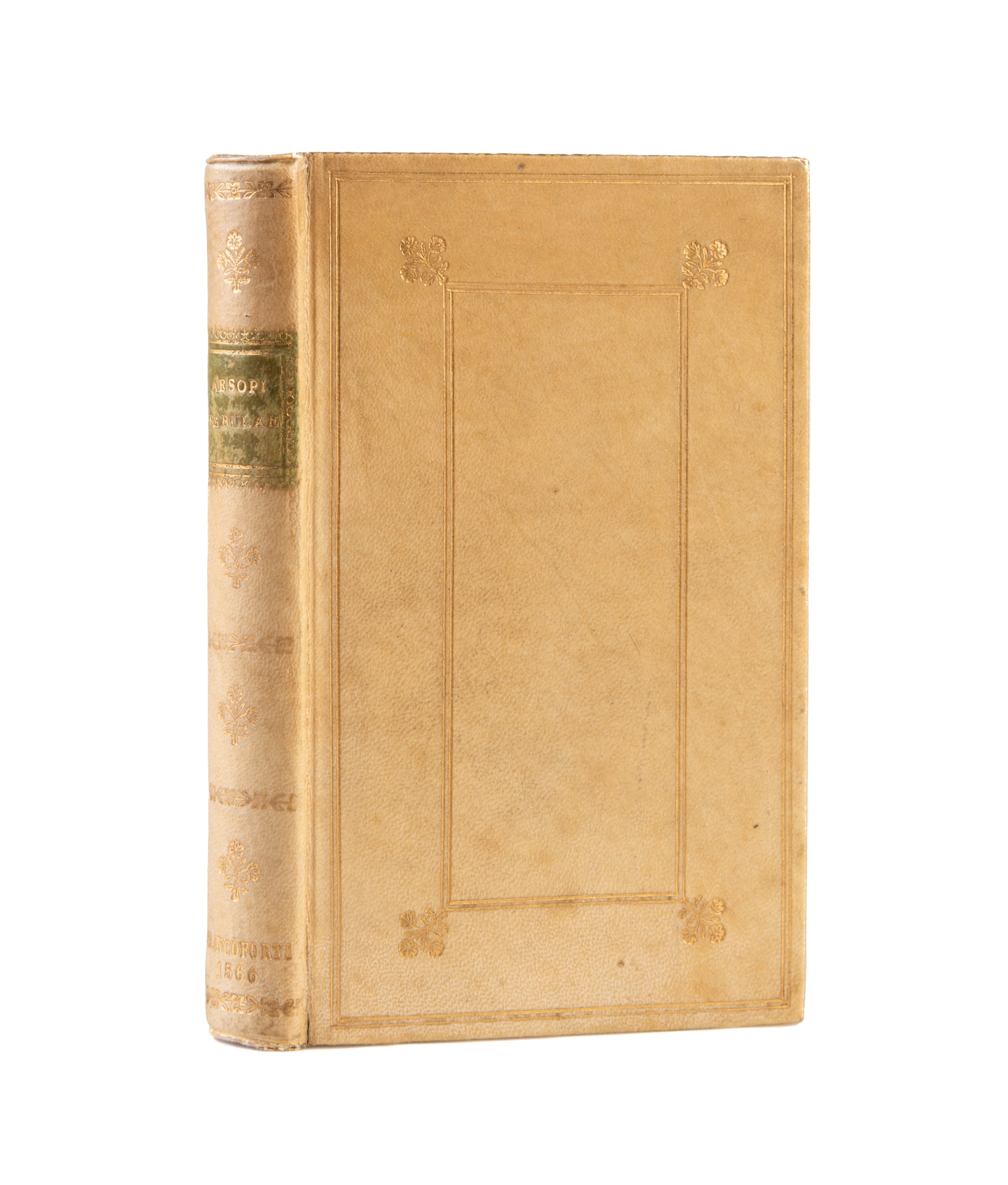 Fabulae, elegantissimis eiconibus veras animaliaum species vivum adumbrantes his accesserunt J.Posthii Germeshemii in singulas fabulas epigrammata.
 
Frankfurt, Georg Corvinus, Sigismund Feyerabend, Wigand Gall,