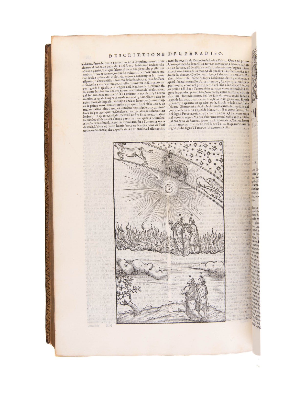 Dante con l'espositione di Christoforo Landino, et di Alessandro Vellutello sopra la sua Commedia dell'Inferno, del Purgatorio, & del Paradiso.