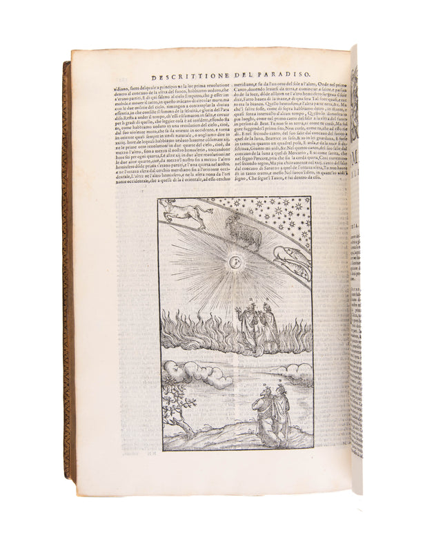 Dante con l'espositione di Christoforo Landino, et di Alessandro Vellutello sopra la sua Commedia dell'Inferno, del Purgatorio, & del Paradiso.