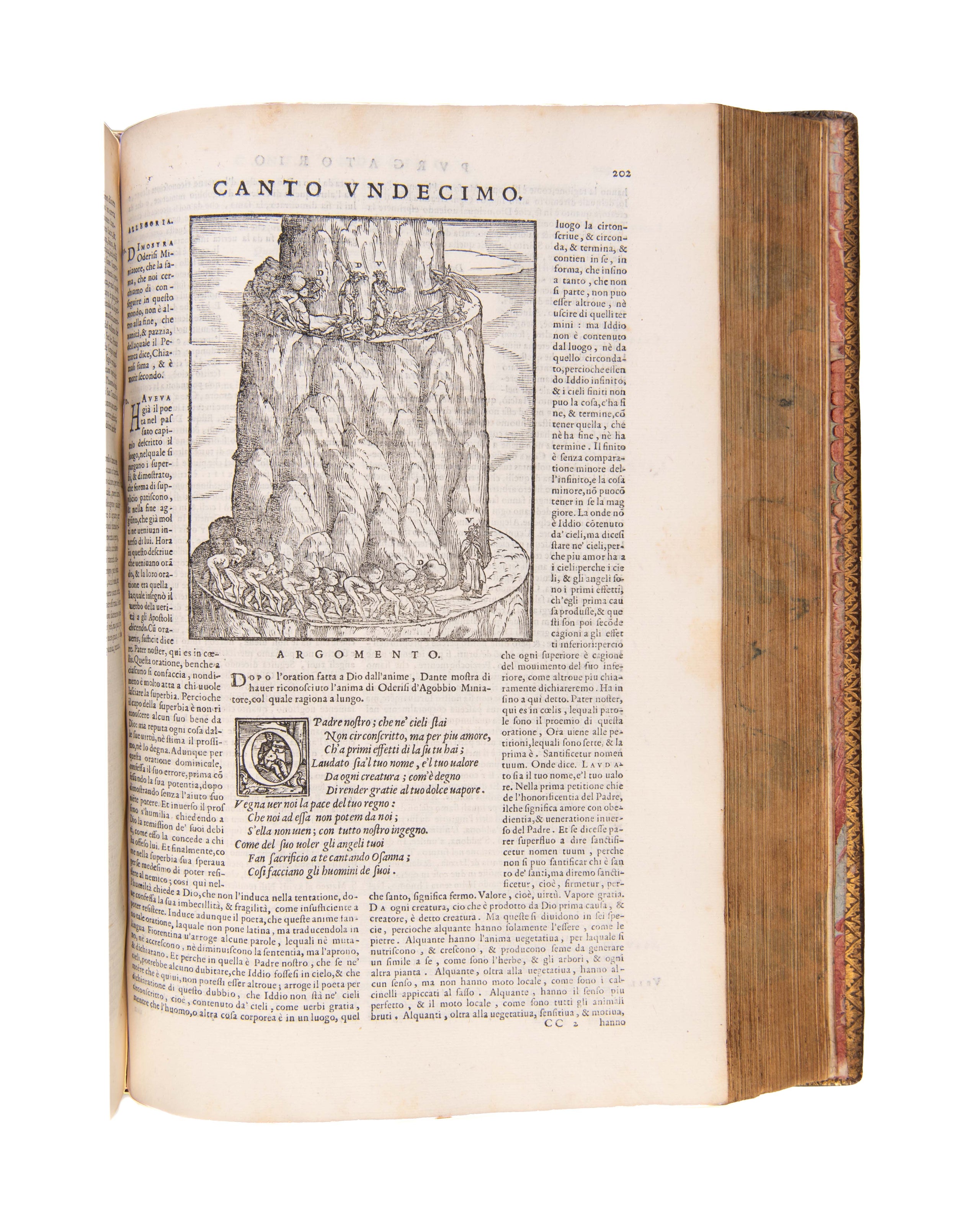 Dante con l'espositione di Christoforo Landino, et di Alessandro Vellutello sopra la sua Commedia dell'Inferno, del Purgatorio, & del Paradiso.