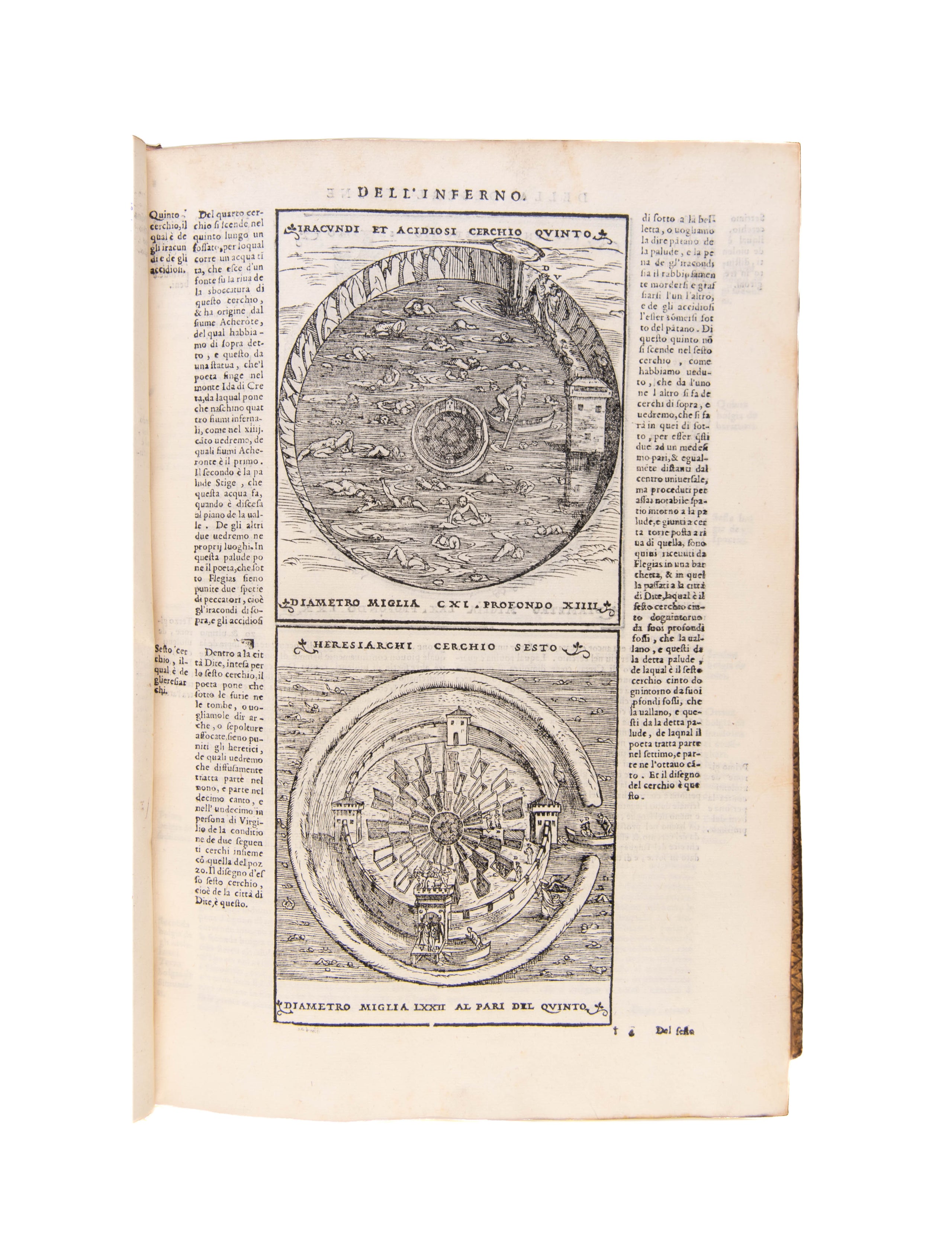 Dante con l'espositione di Christoforo Landino, et di Alessandro Vellutello sopra la sua Commedia dell'Inferno, del Purgatorio, & del Paradiso.