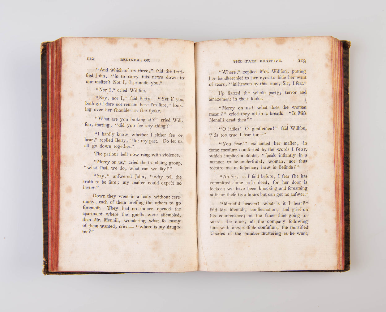 Belinda, or The Fair Fugitive. A Novel.