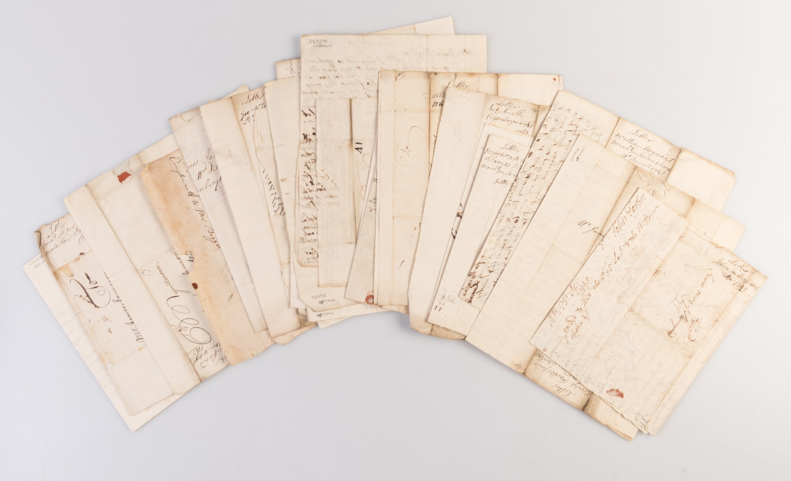 [Twenty-five letters addressed to the Jacobite Moir.]