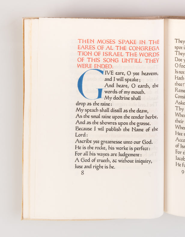 A Book of Songs and Poems from the Old Testament and the Apocrypha
