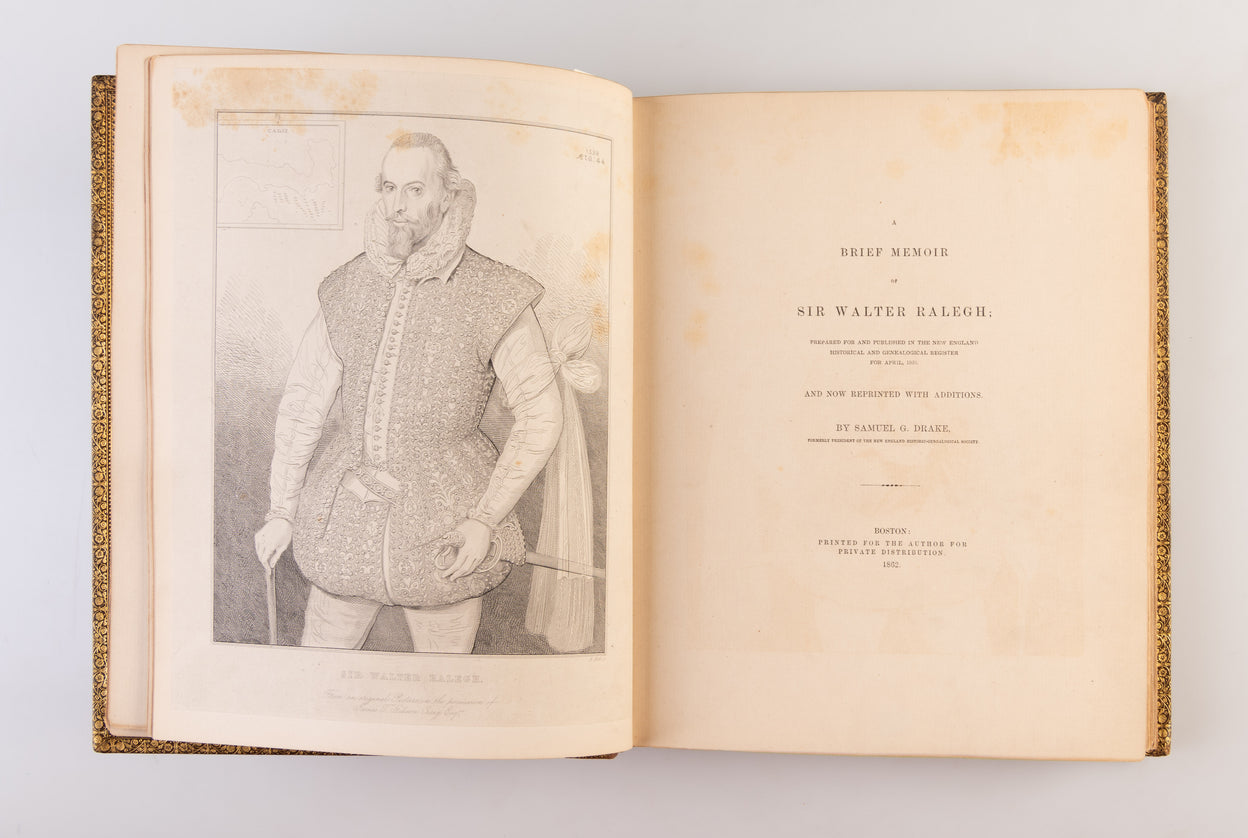 A Brief Memoir of Sir Walter Ralegh; prepared for and published in the New England Historical and Genealogical Register for April, 1862.