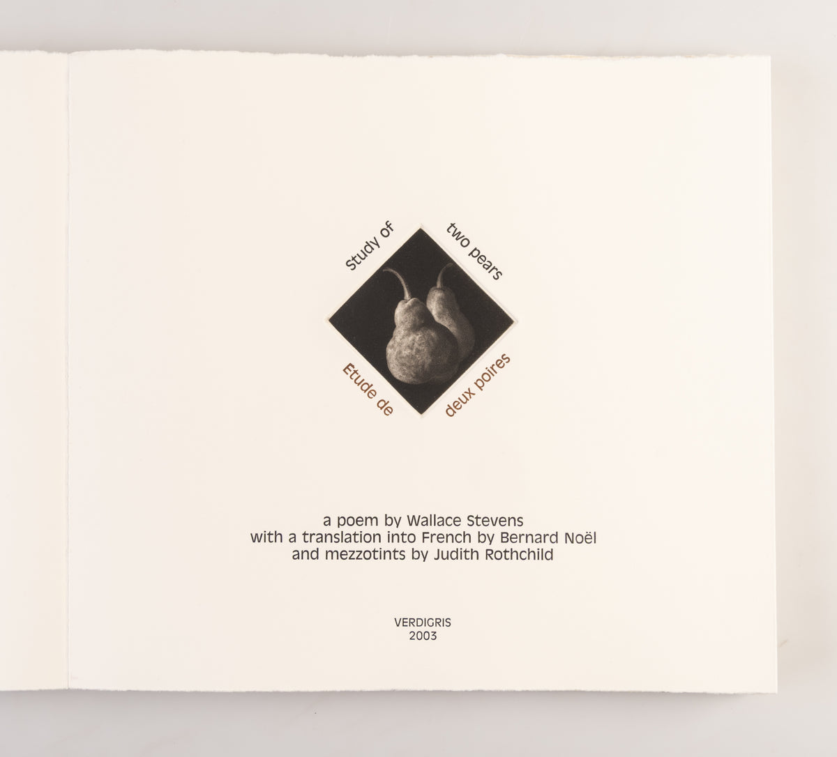 Study of Two Pears / Etude de Deux Poires