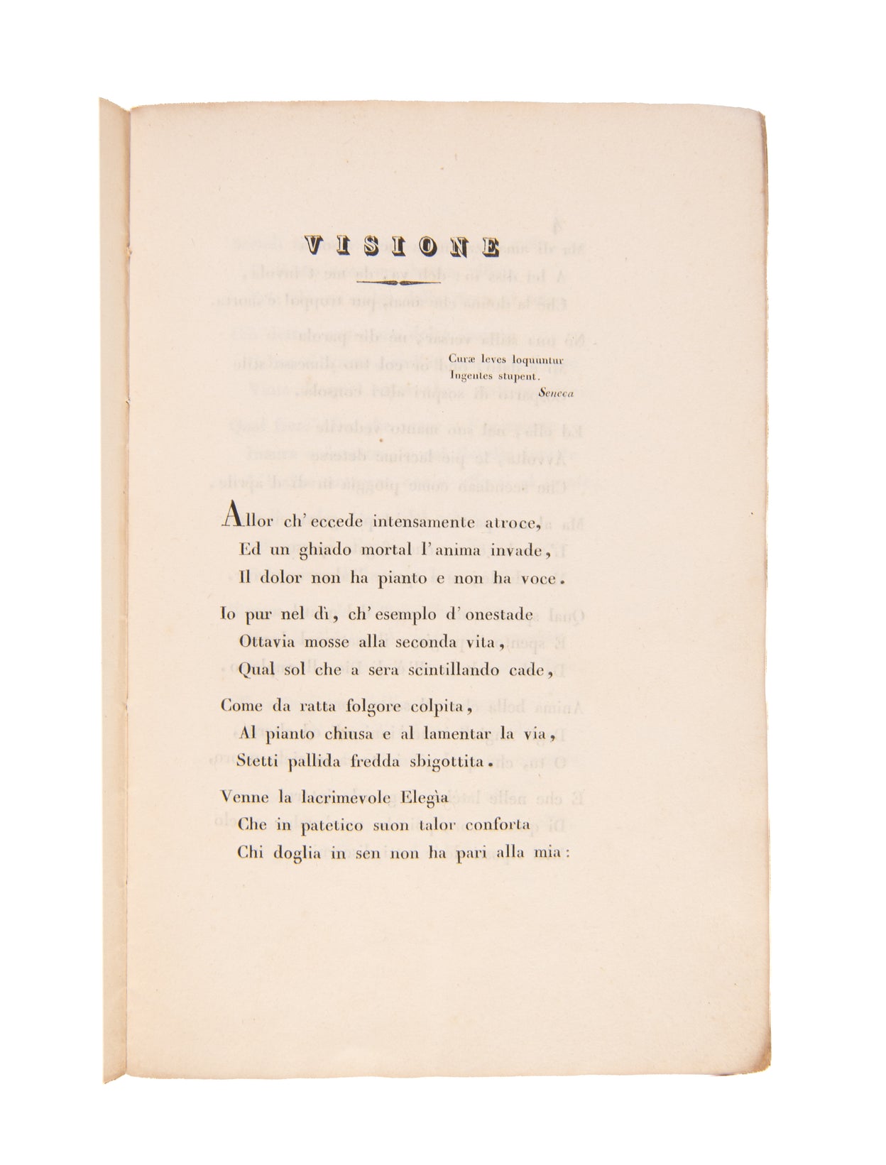 Visione in morte di S.E.D. Ottavia odescalchi principessa rospigliosi
