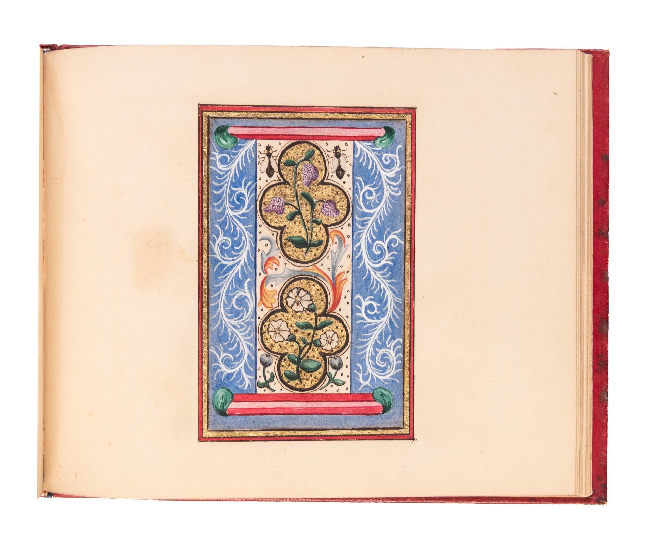 A suite of large neo-gothic illuminated initials.
[France, c. 1840-60?]