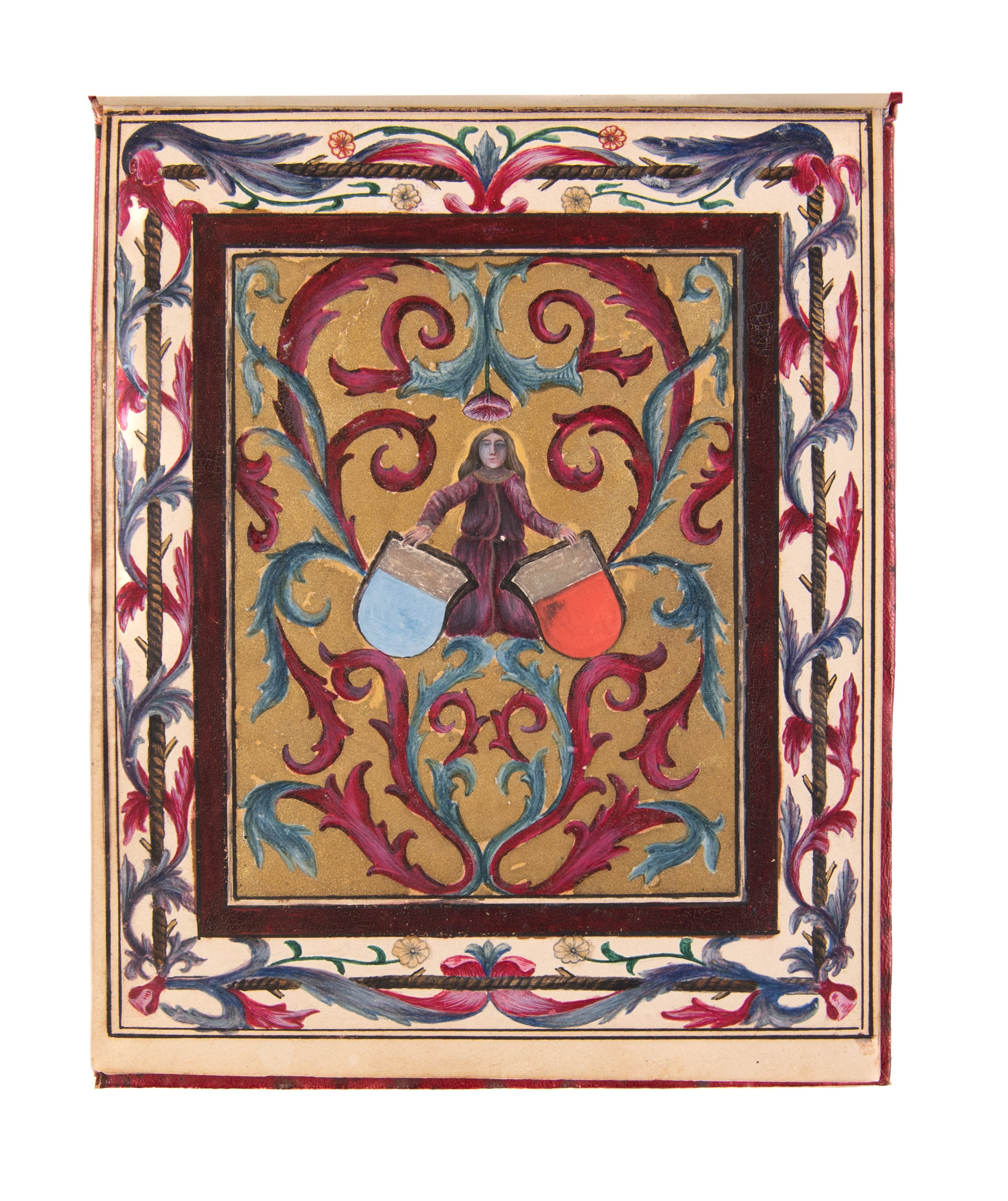 A suite of large neo-gothic illuminated initials.
[France, c. 1840-60?]