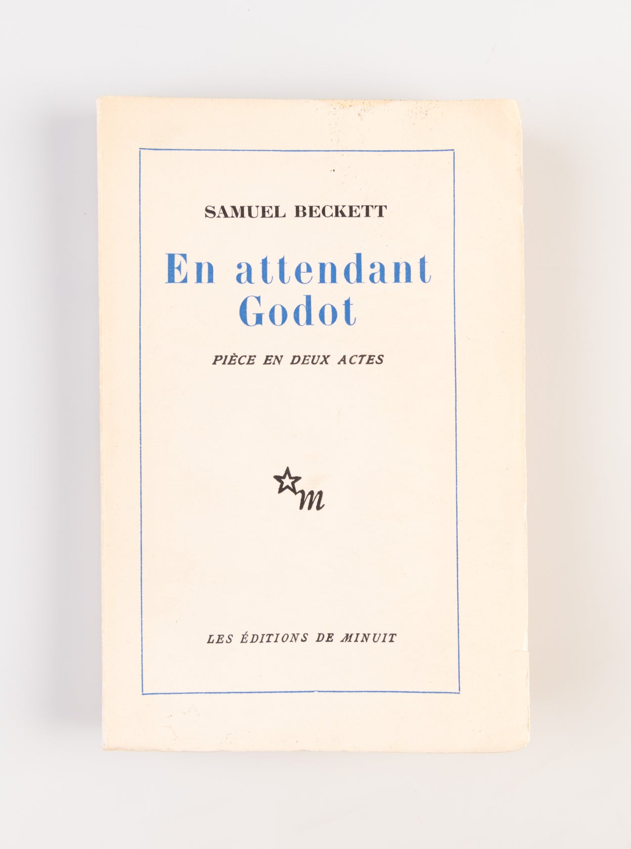 En Attendant Godot. Piece en deux actes.