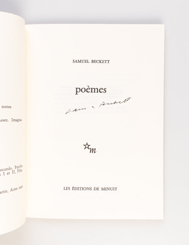 Poèmes.