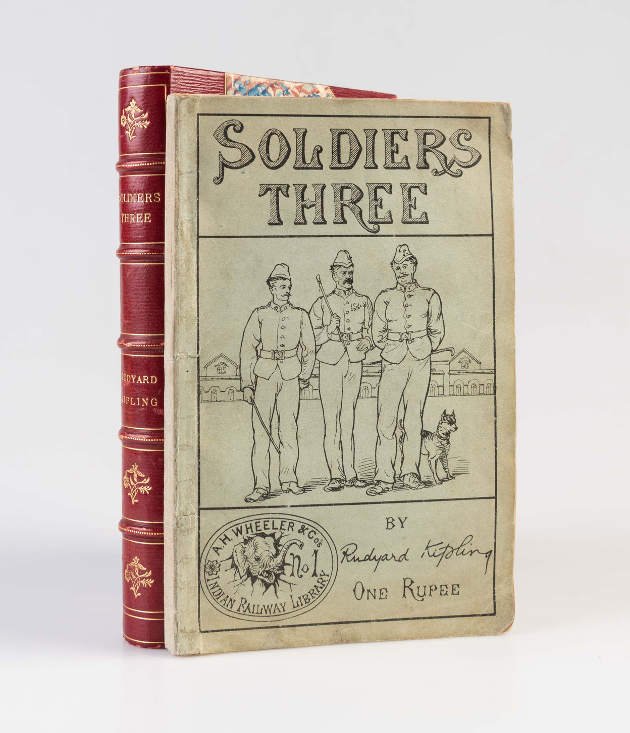Soldiers Three, A Collection of Stories Setting forth certain Passages in the Lives and Adventures of Privates Terence Mulvaney, Stanley Ortheris, and John Learoyd.