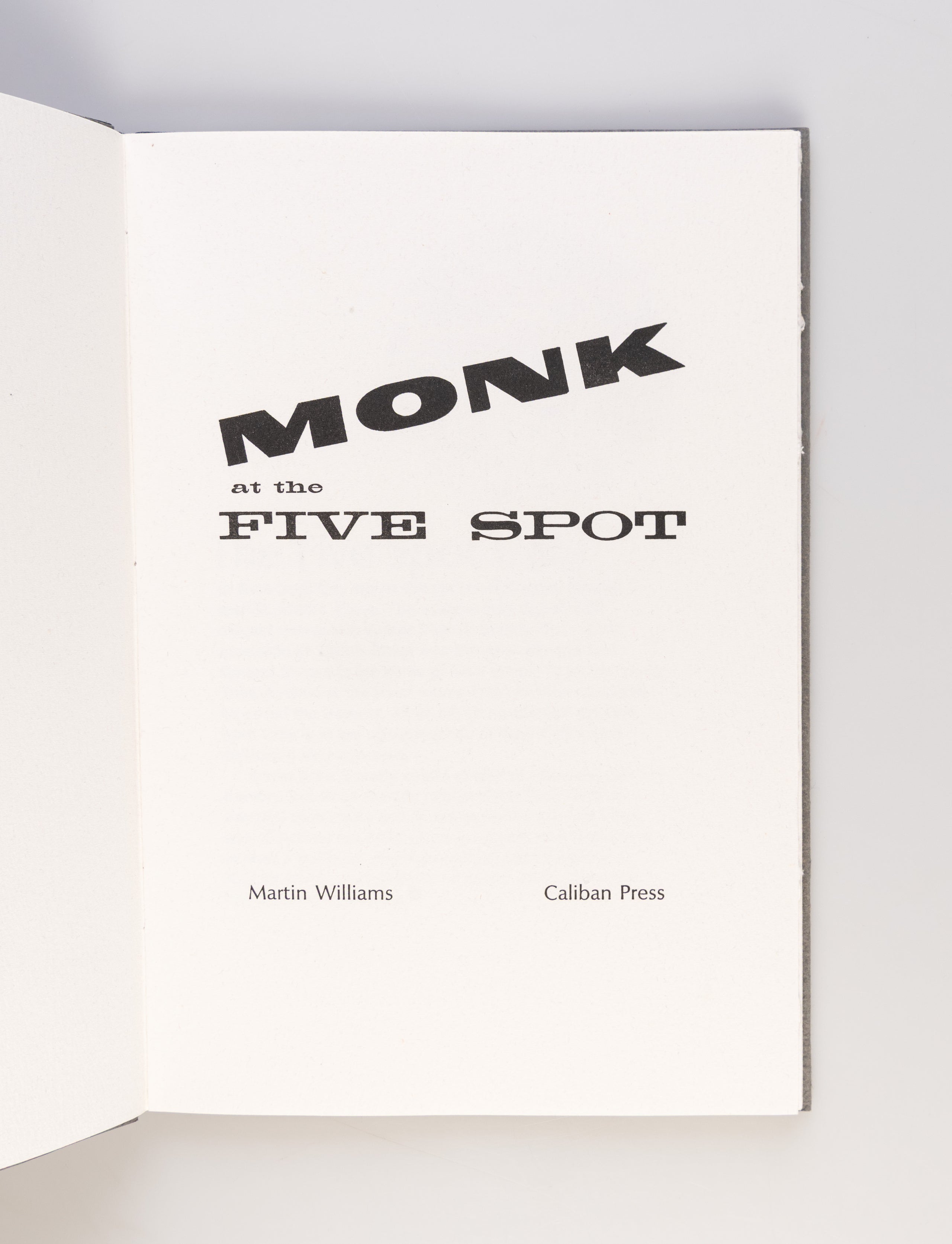Monk at the Five Spot