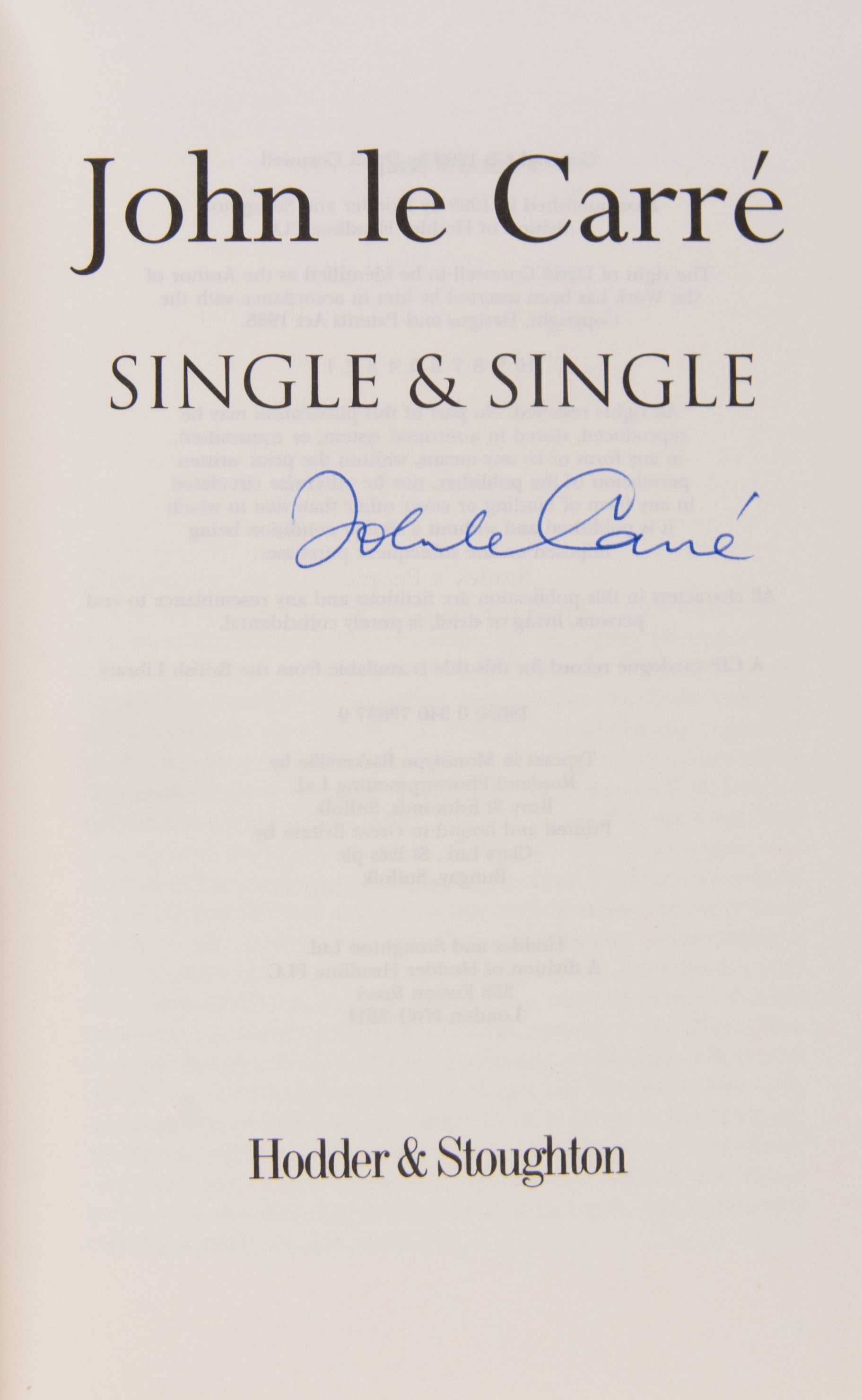 Single & Single.