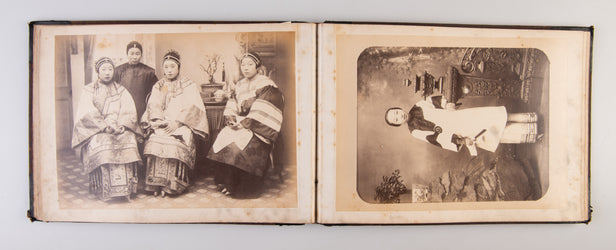 An album of 24 photographs of Shanghai and Peking.