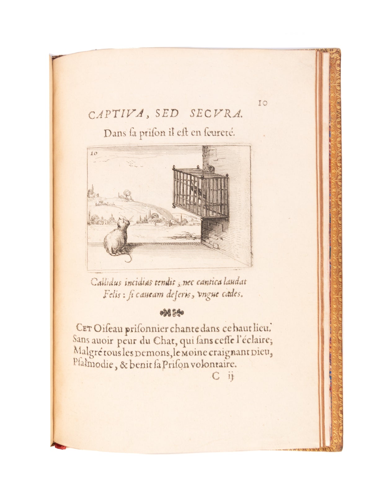 Lux claustri. La Lumiere du cloistre. Representees par figures emblematiques, dessignées & gravées par Jaques Callot.
Paris, François Langlois,