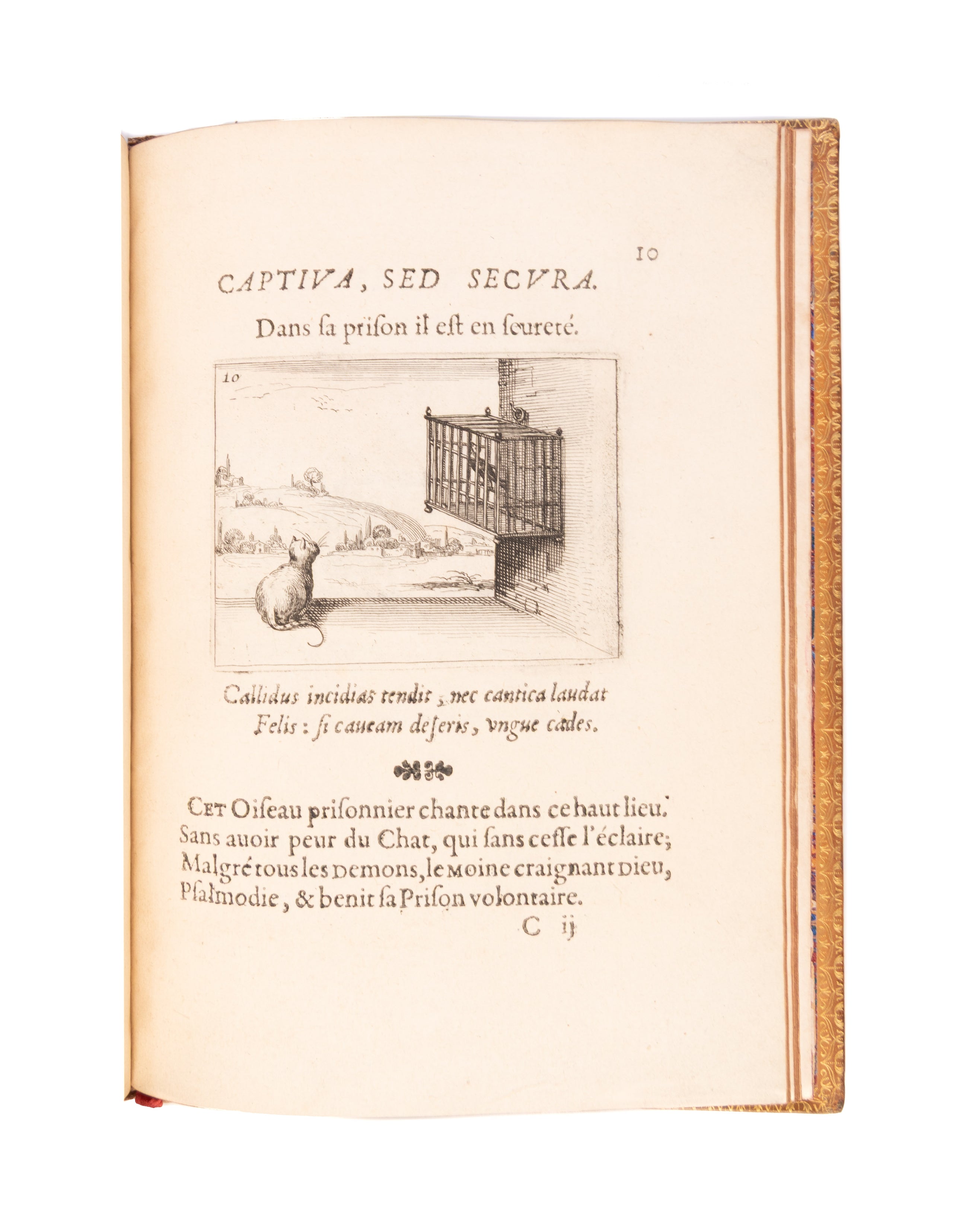 Lux claustri. La Lumiere du cloistre. Representees par figures emblematiques, dessignées & gravées par Jaques Callot.
Paris, François Langlois,