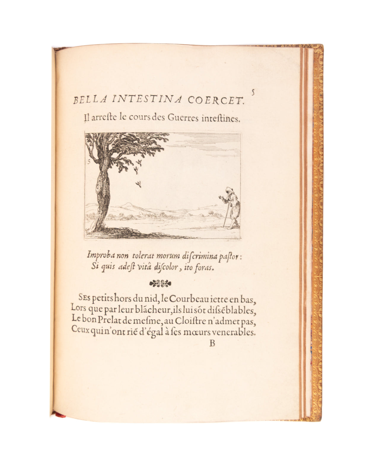 Lux claustri. La Lumiere du cloistre. Representees par figures emblematiques, dessignées & gravées par Jaques Callot.
Paris, François Langlois,