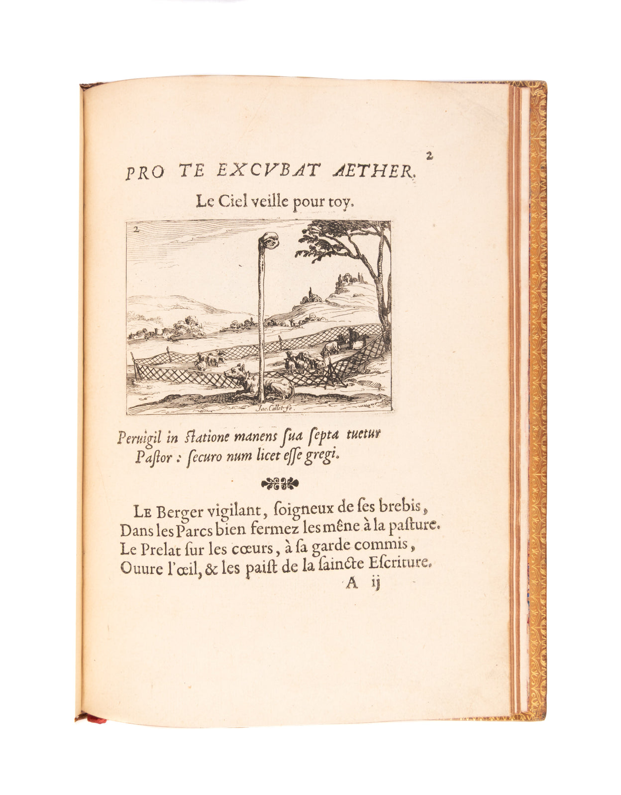 Lux claustri. La Lumiere du cloistre. Representees par figures emblematiques, dessignées & gravées par Jaques Callot.
Paris, François Langlois,