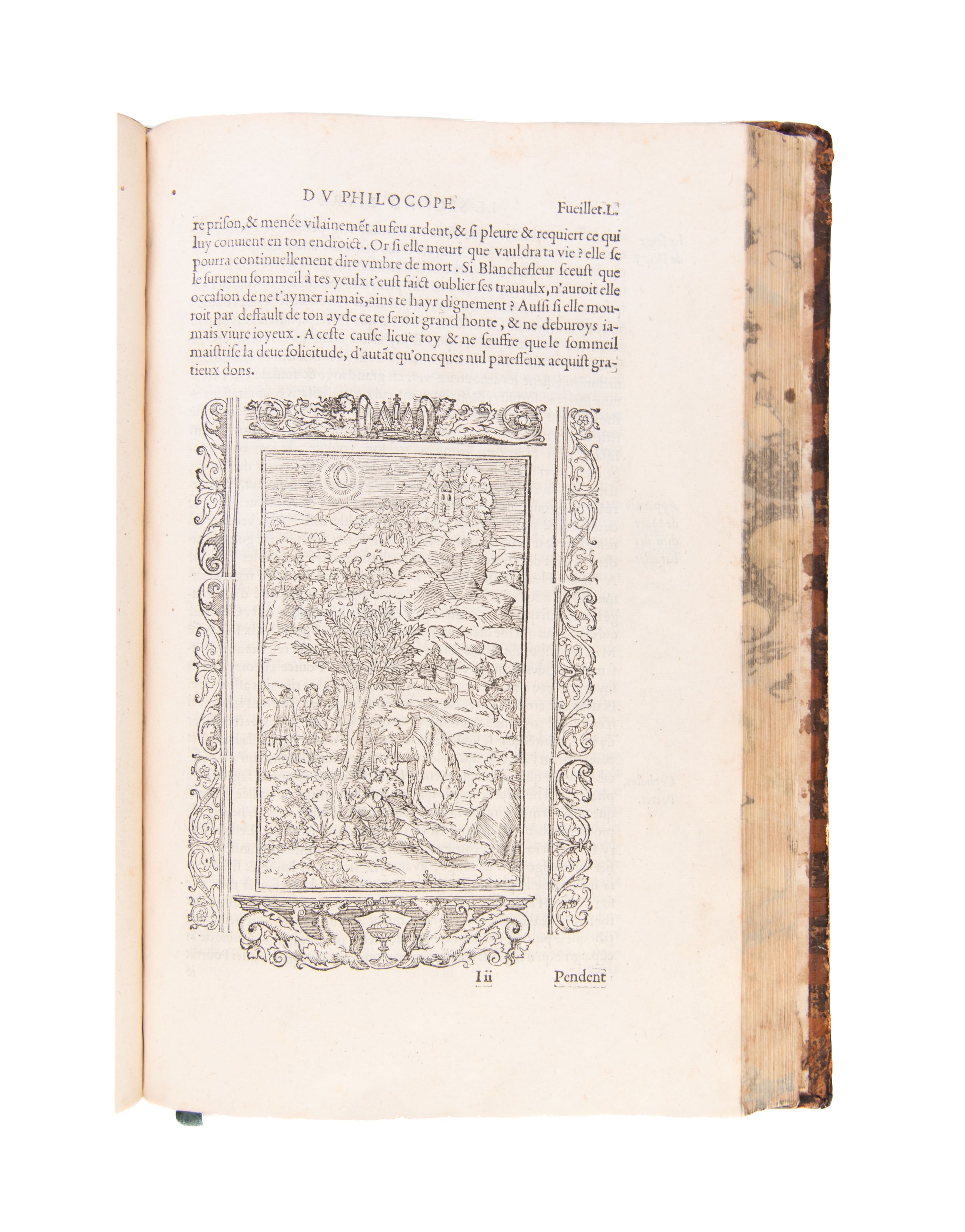 Le Philocope de Messire Jehan Boccace florentin, contena(n)t l’histoire de Fleury et Blanchefleur, divisé en sept livres traduictz d’italien en françoys par Adrian Sevin. 
Paris, D. Janot, 24 FebruarY 1542