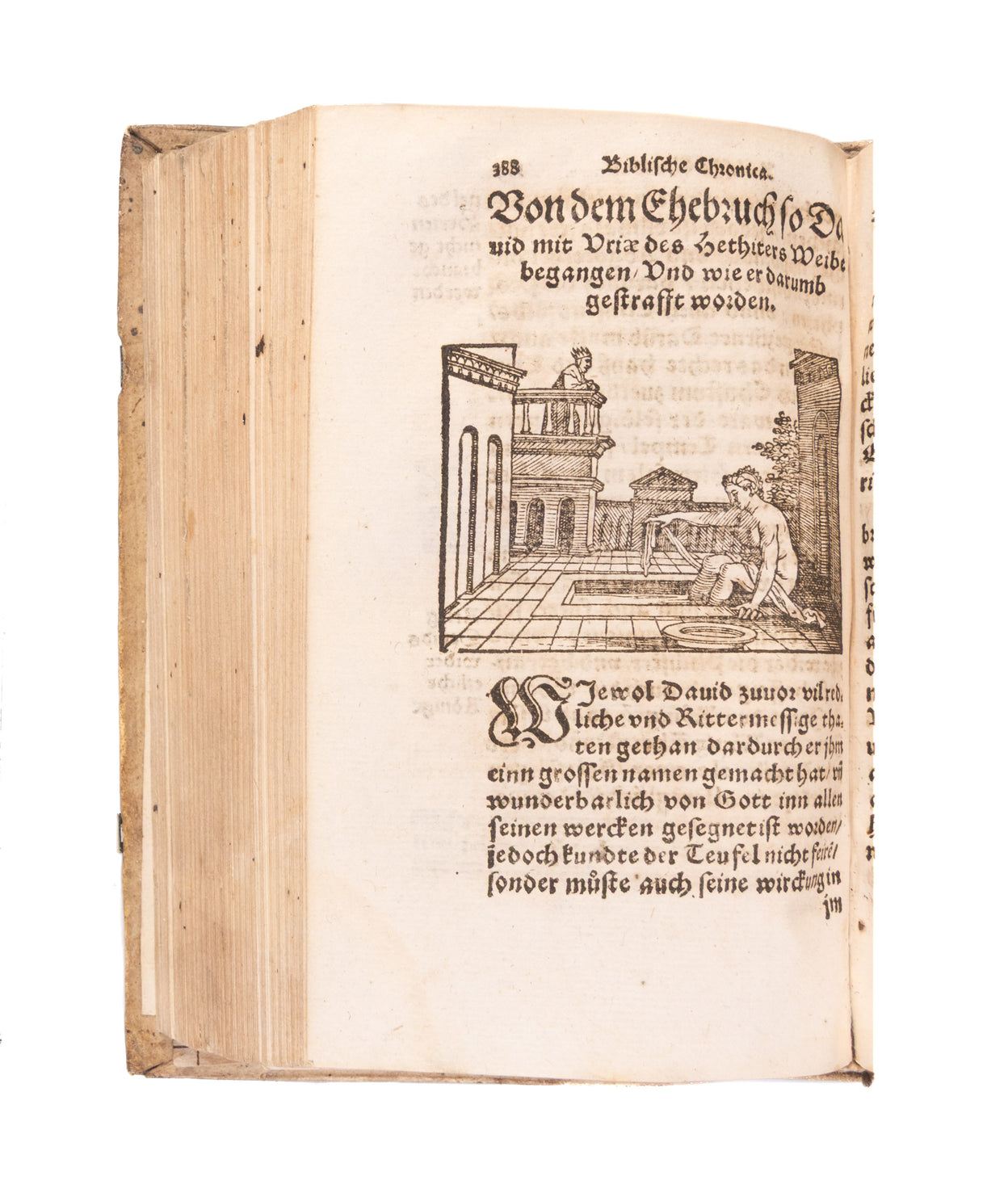 Biblische Chronica, darinn die fürtrefliche Geschicht der heiligen Patriarchen, Propheten, hohen Priester, Fürsten, Richter und Könige des Hauses Juda unnd Israel, auch allerley merckliche Historien, nit allein ordenlich verfasst, sonder auch