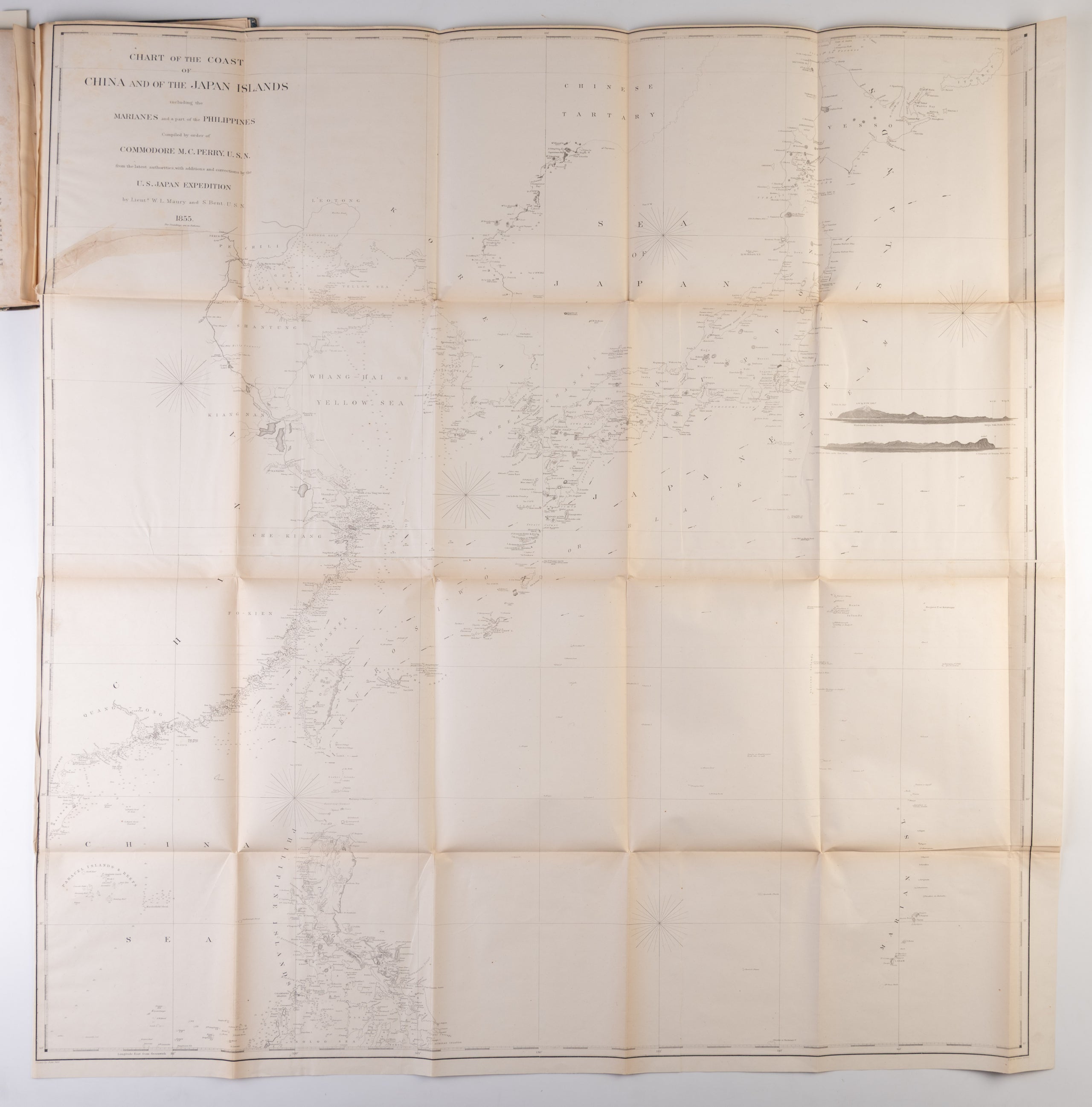 Sailing directions and nautical remarks; by officers of the late U.S. Naval expedition to Japan, under the command of Commodore M.C. Perry.