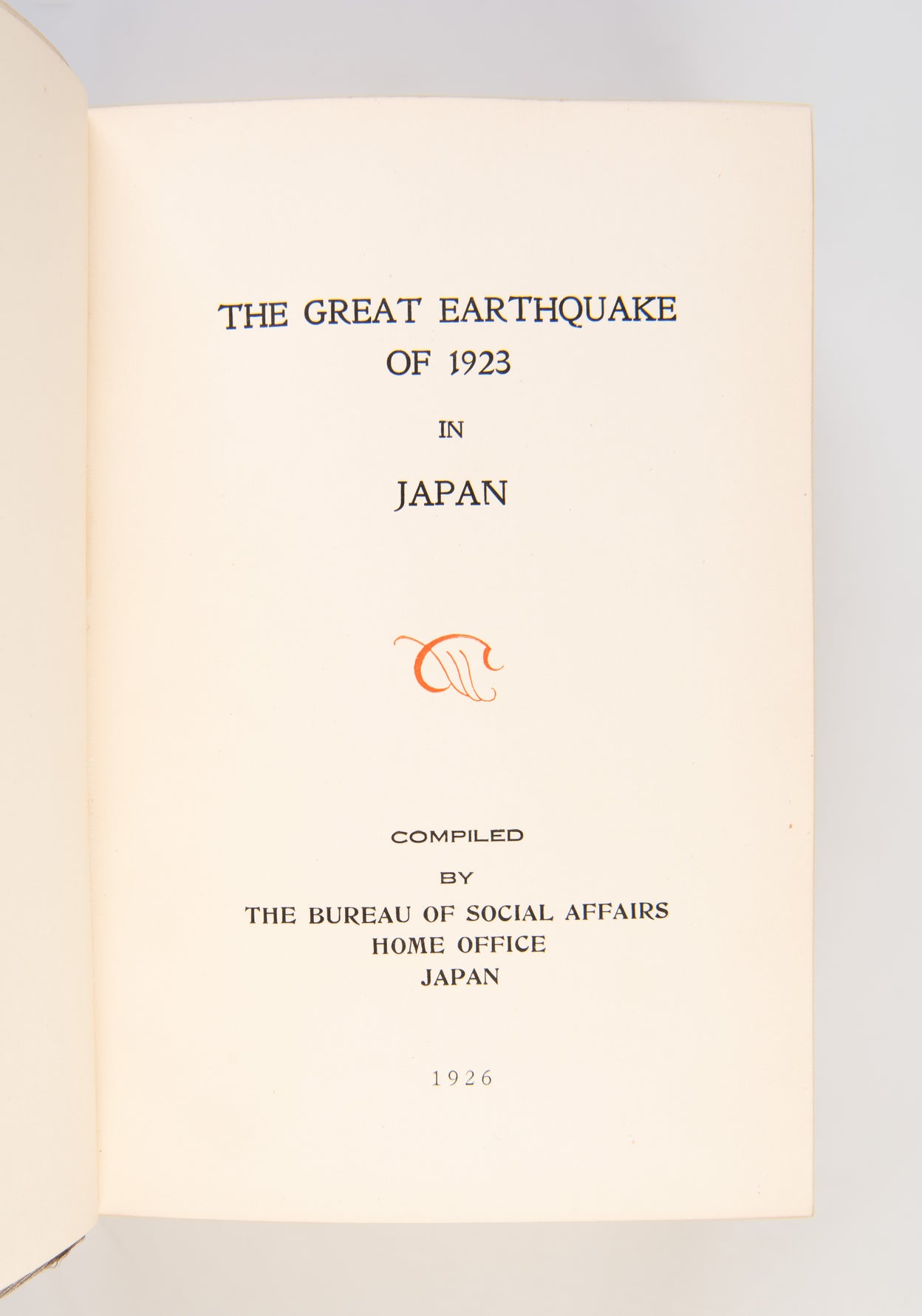The Great Earthquake of 1923 in Japan.