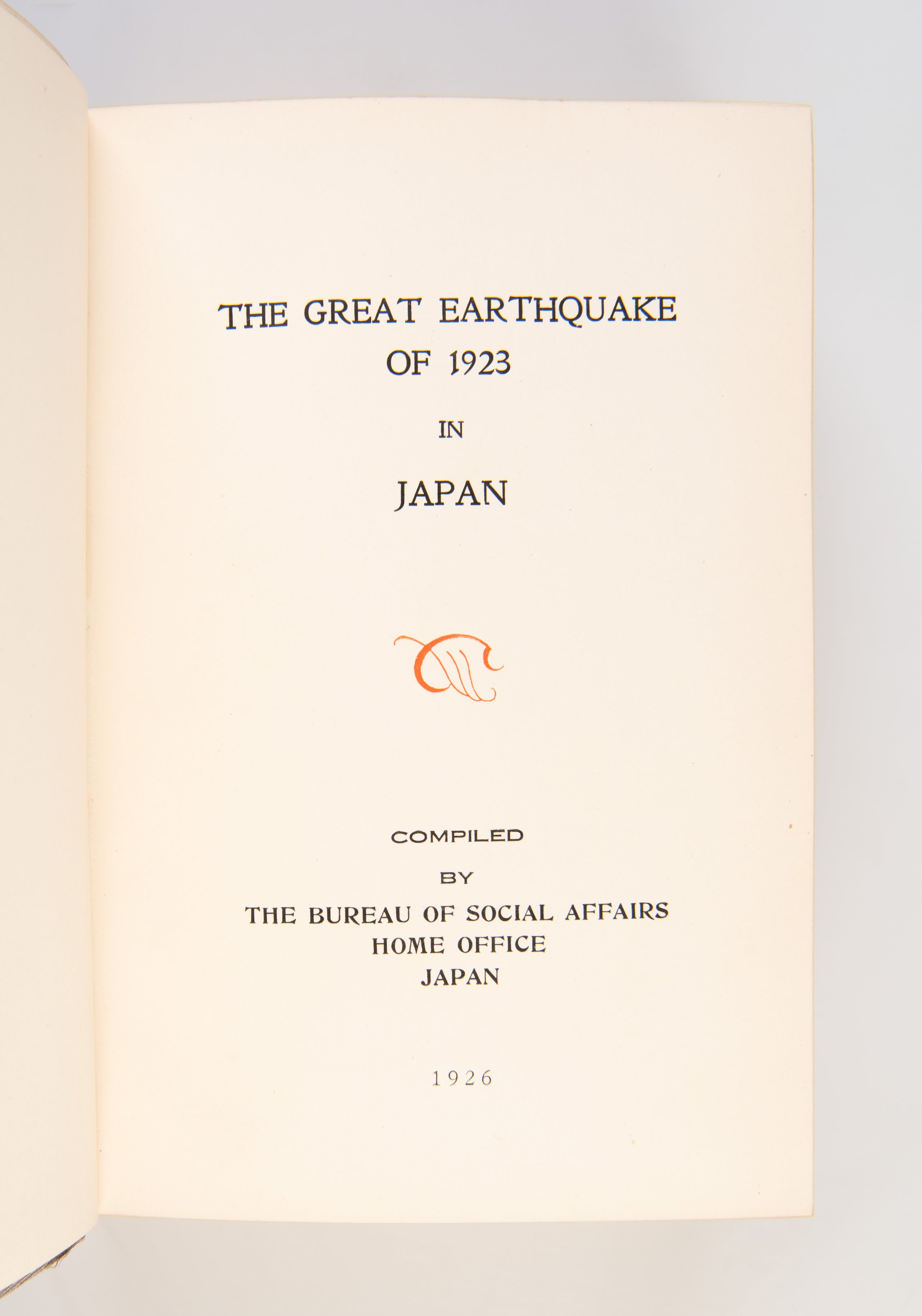 The Great Earthquake of 1923 in Japan.