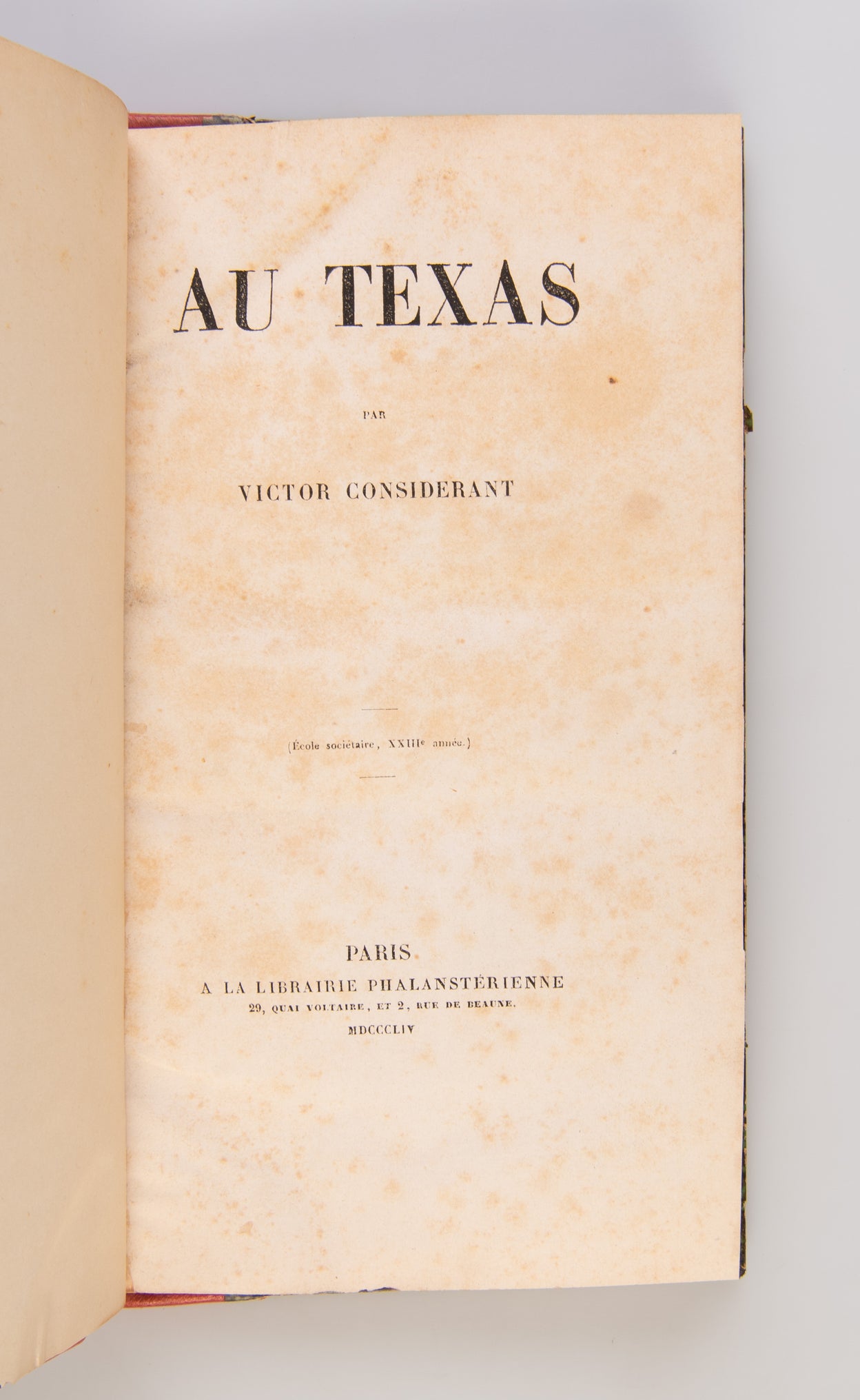 Au Texas.