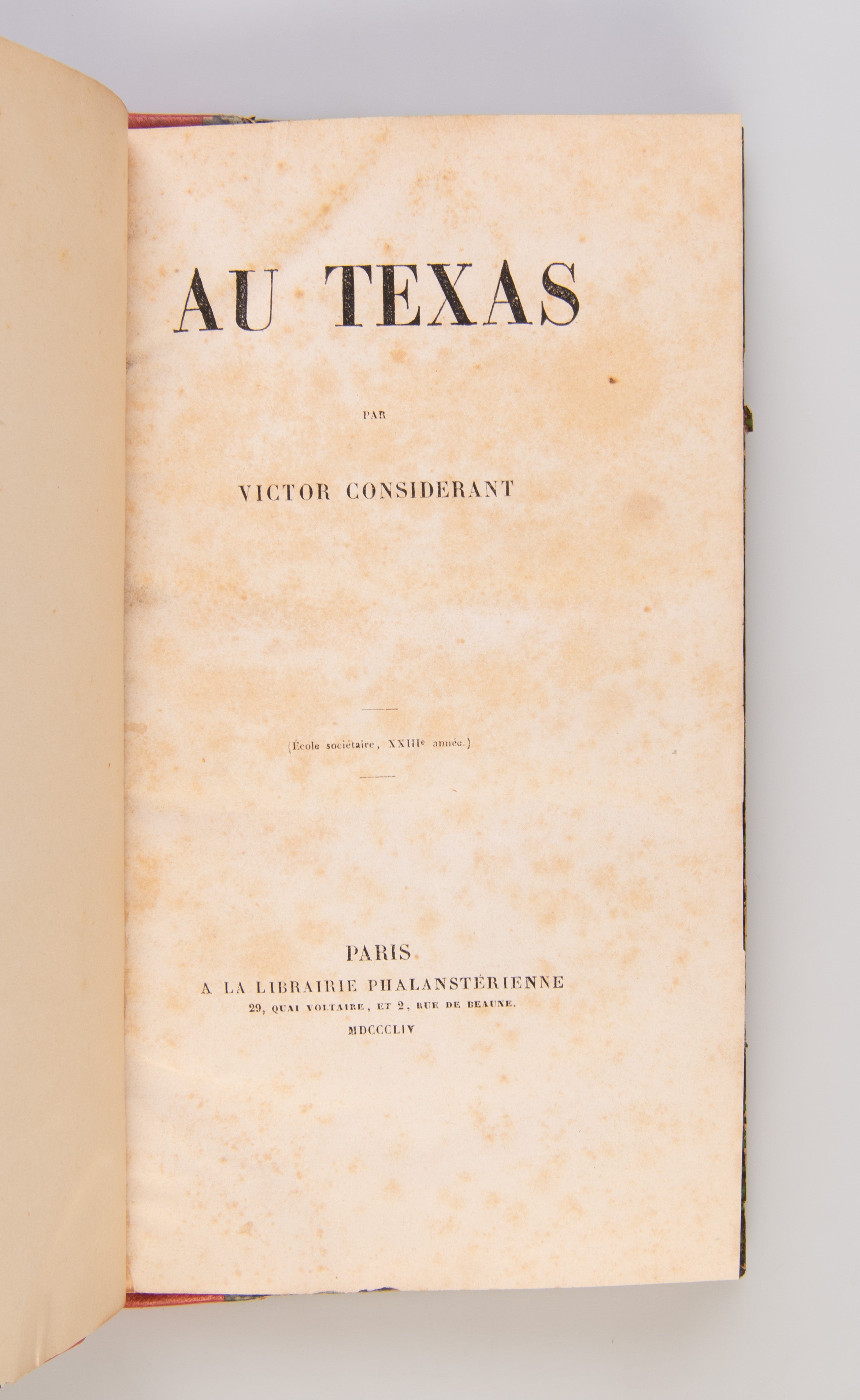 Au Texas.