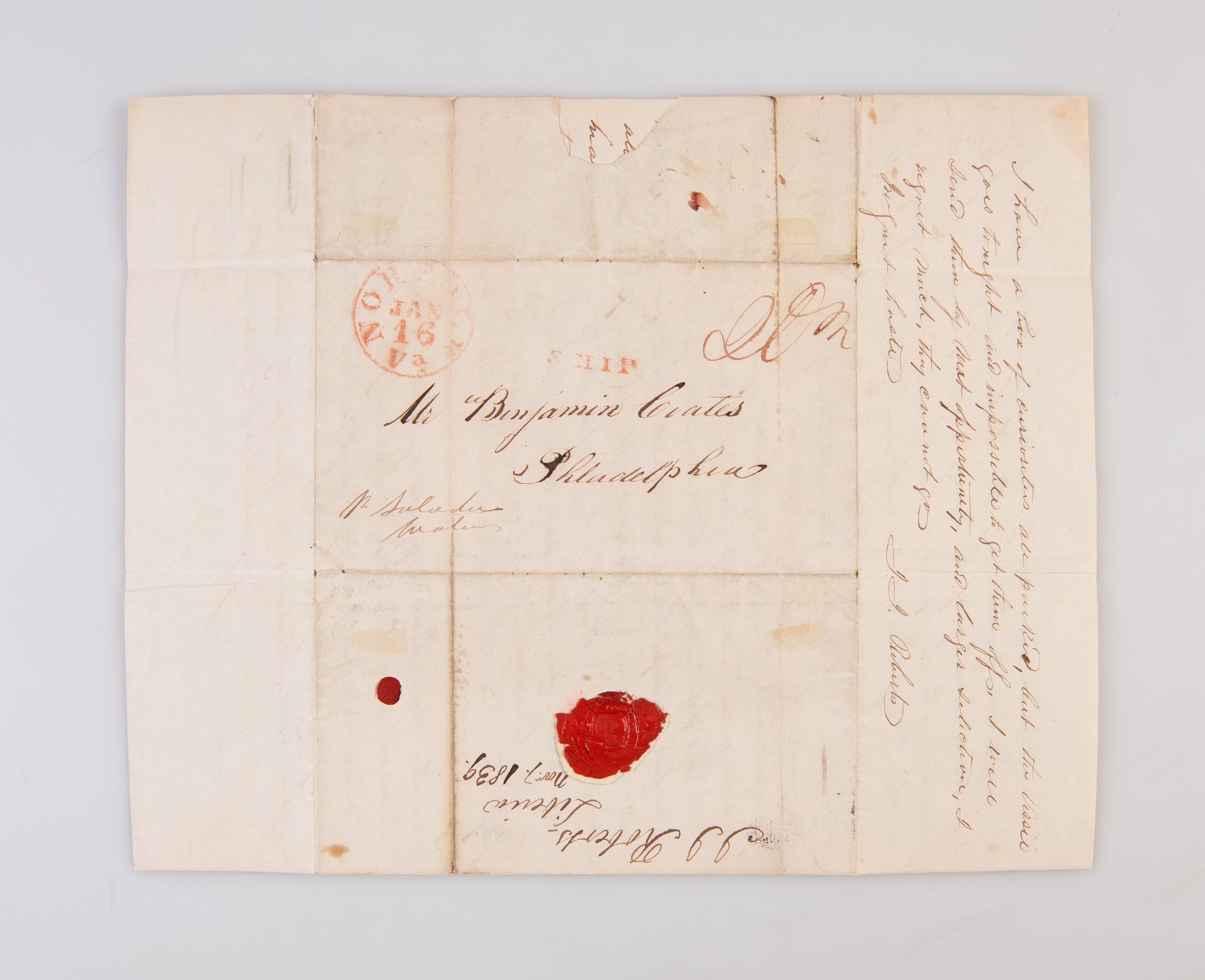 [Letter rejoicing that he had arrived in Liberia: 