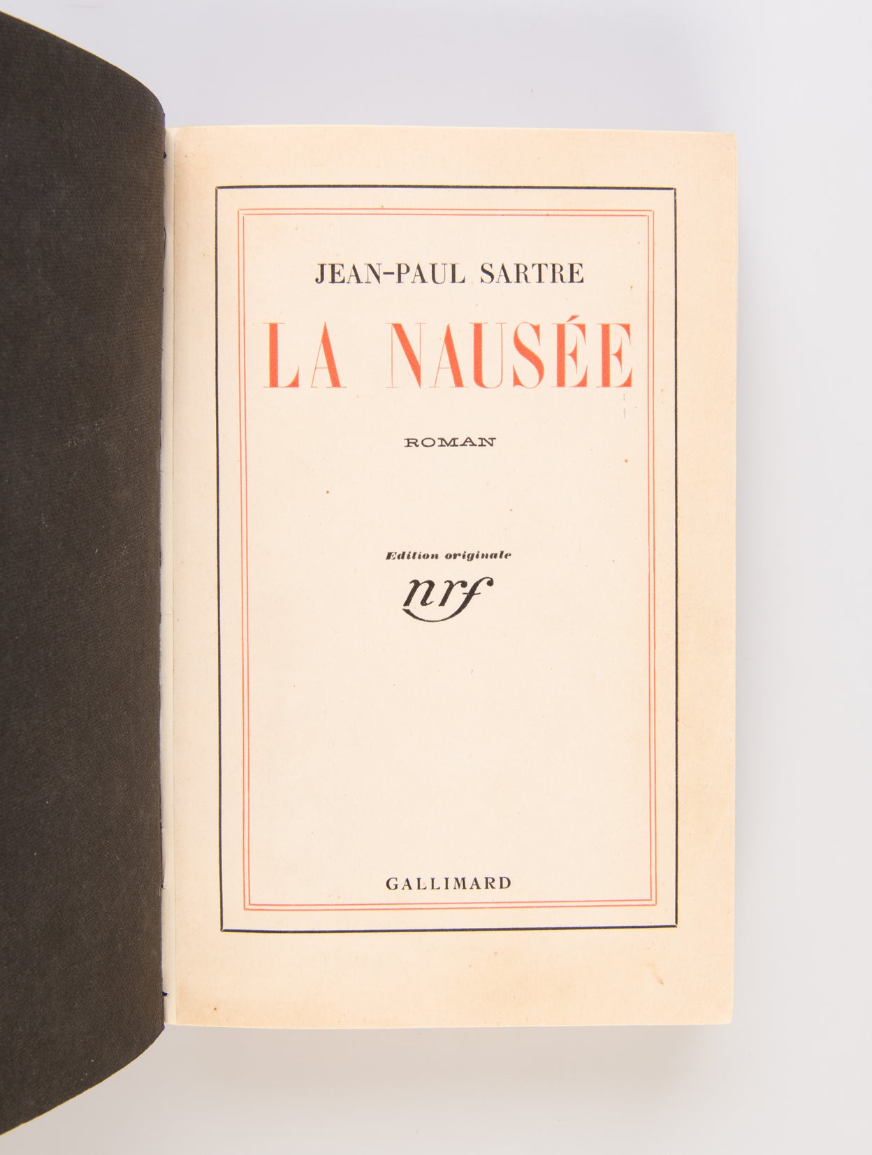 La Nausée.