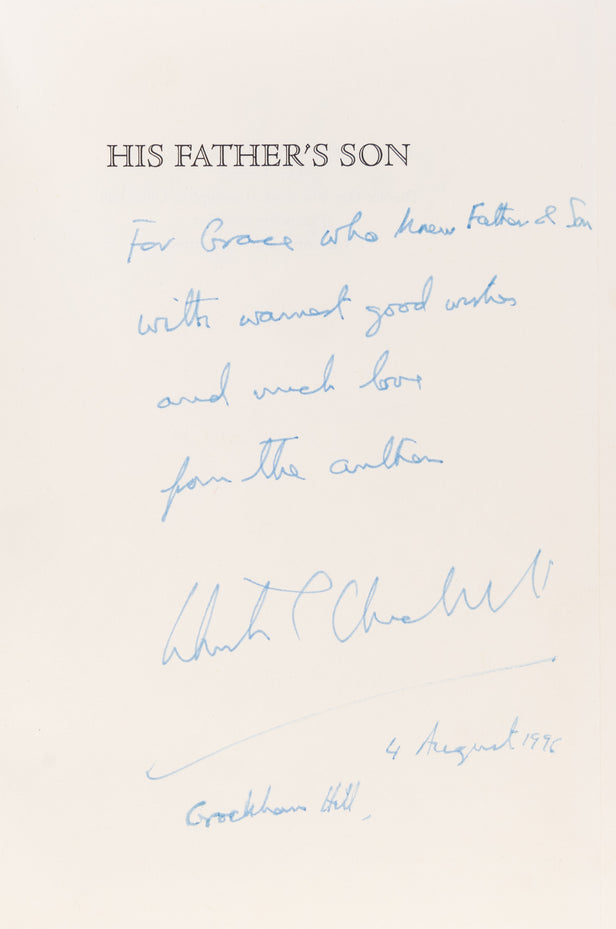 His Father's Son. The Life of Randolph Churchill.