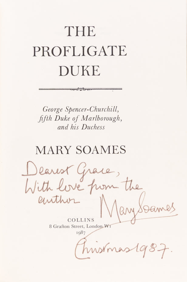 The Profligate Duke: George Spencer-Churchill, Fifth Duke of Marlborough, and His Duchess.
