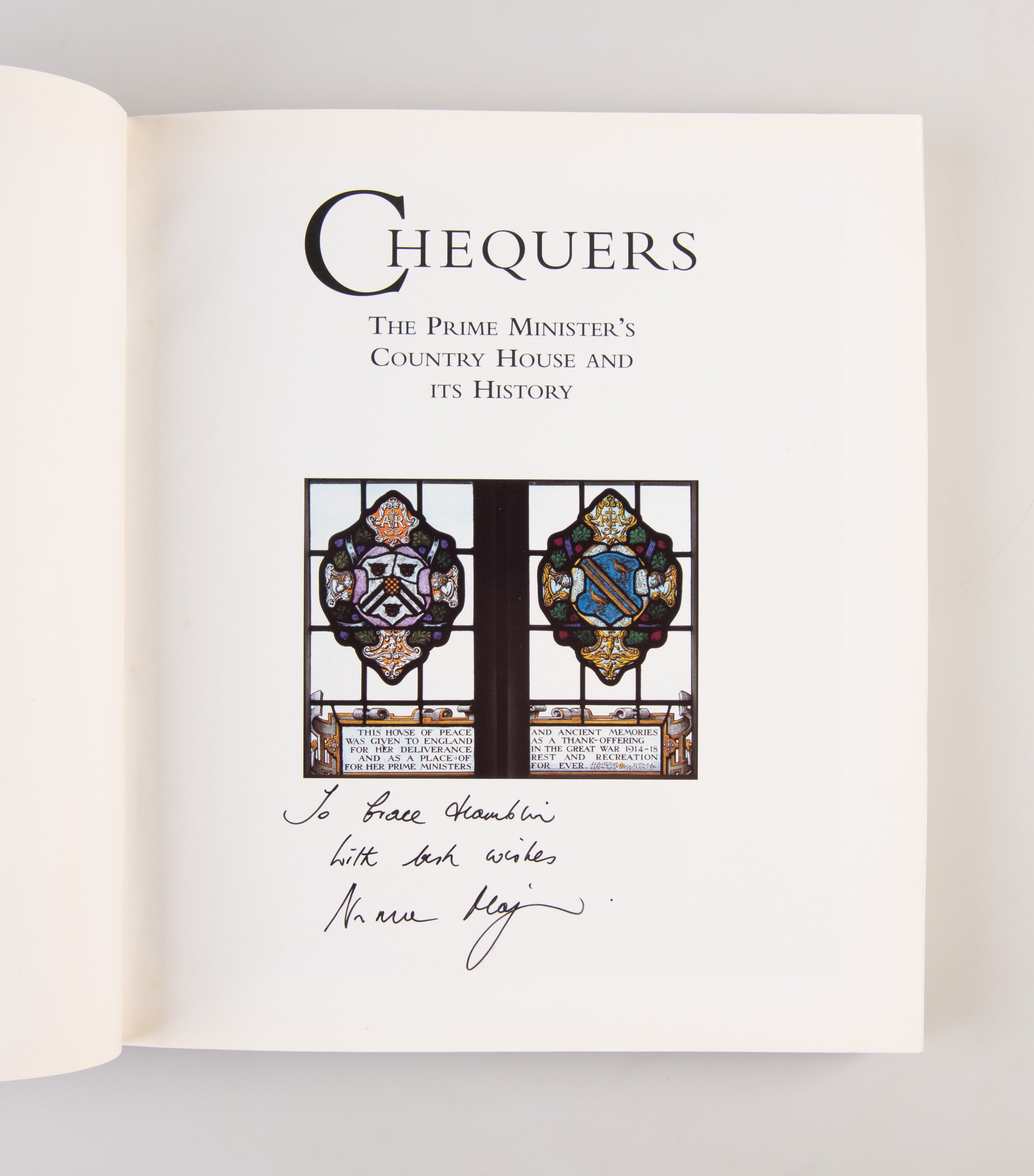 Chequers. The Prime Minister's Country House and its History.