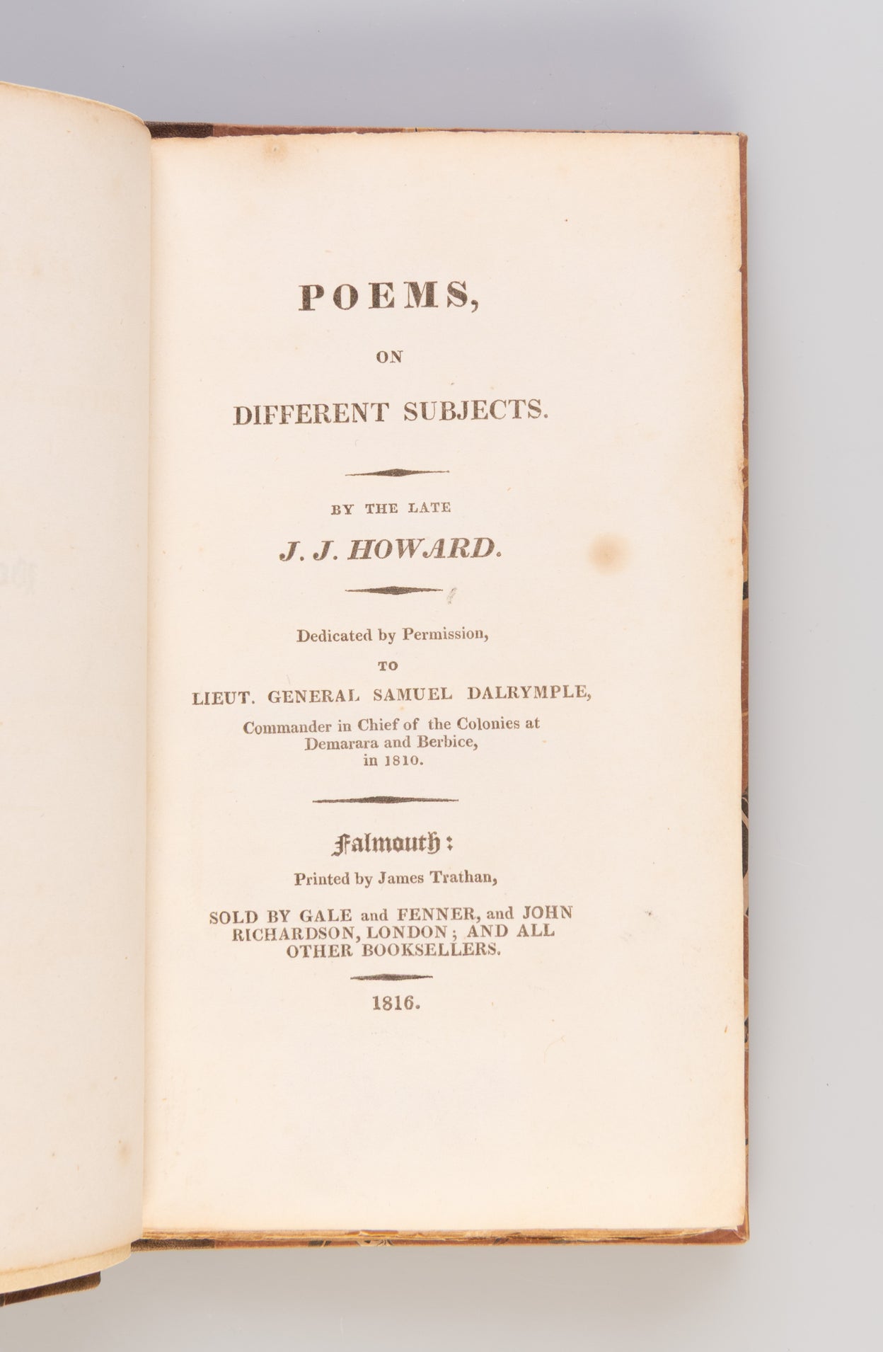 Poems on Different Subjects.