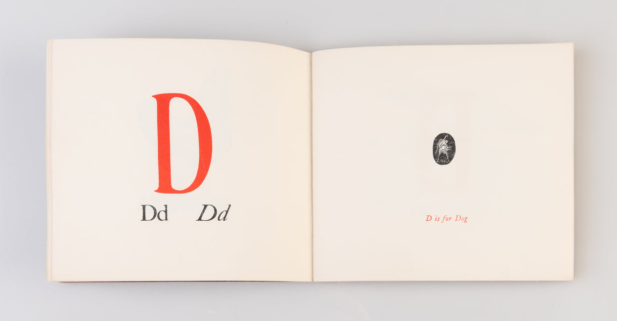 An ABC with best wishes for 1958 from Esther & Leonard Baskin