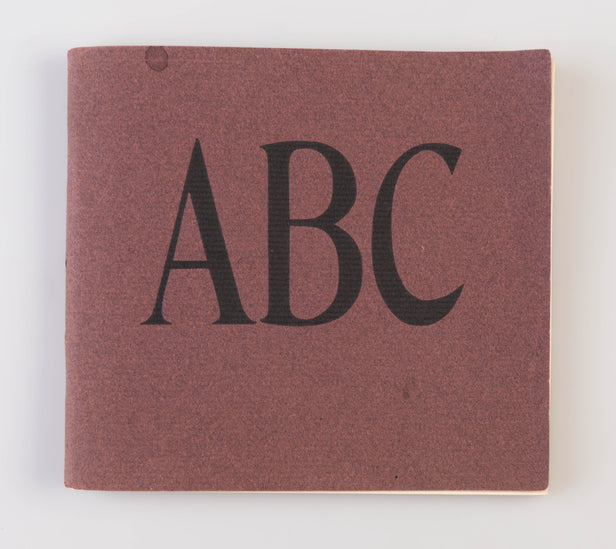 An ABC with best wishes for 1958 from Esther & Leonard Baskin