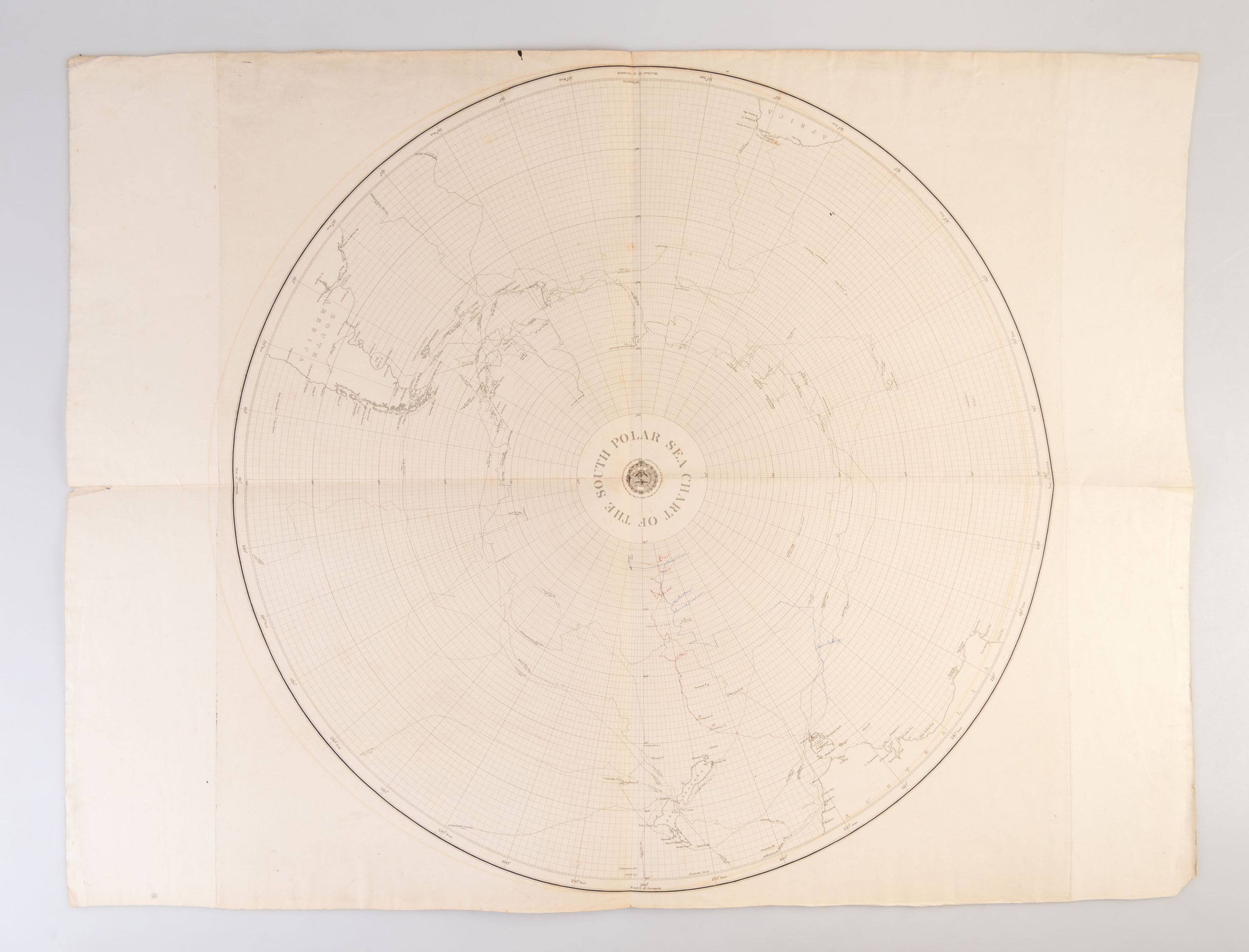 Chart of the South Polar Sea.