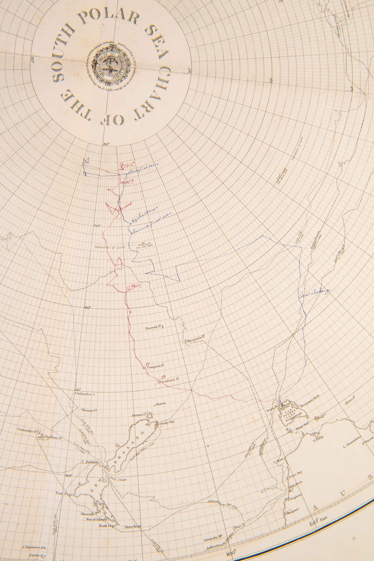 Chart of the South Polar Sea.