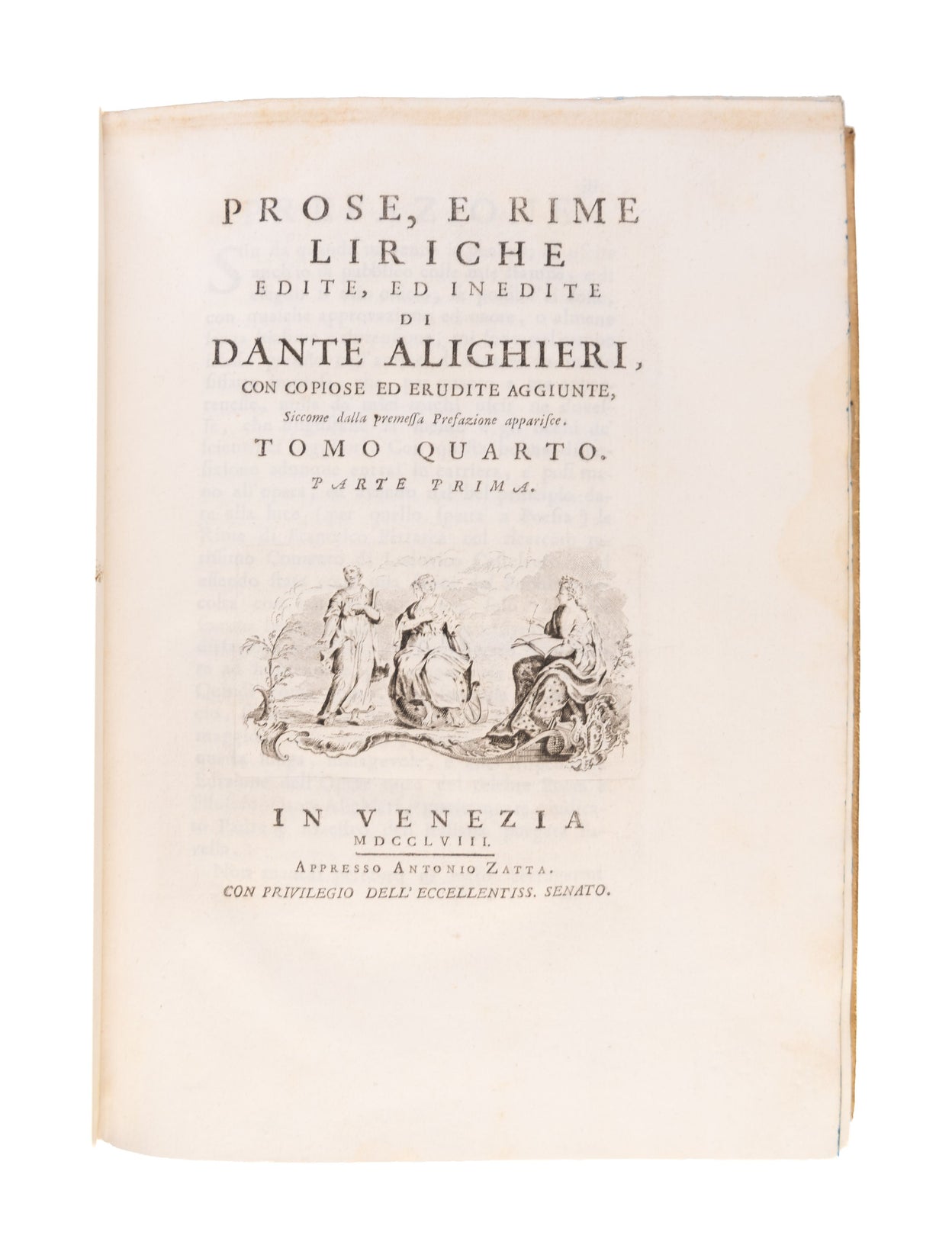 [Opere]. La Divina Commedia di Dante Alighieri con varie annotazioni e copiosi rami adornata.
