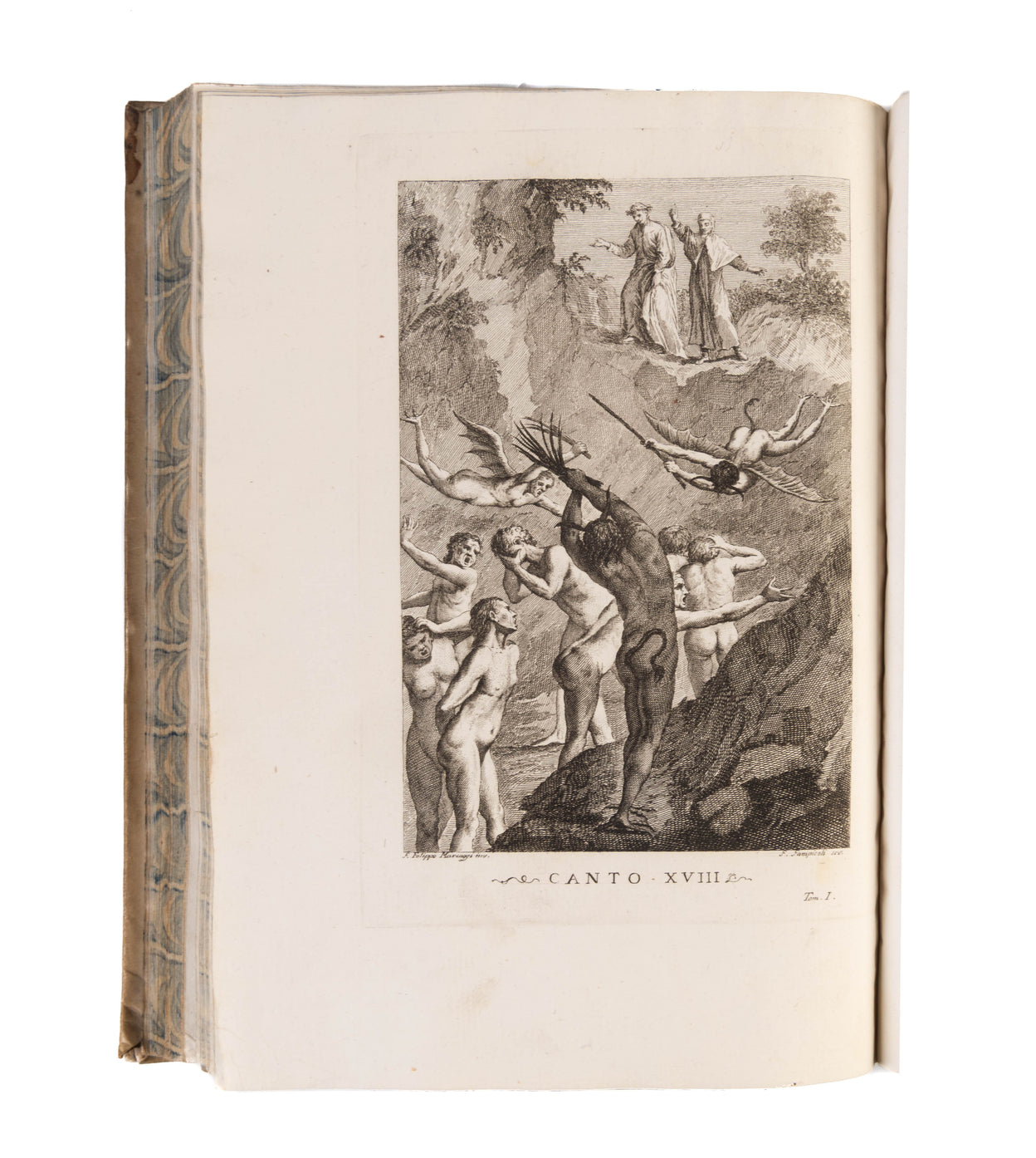 [Opere]. La Divina Commedia di Dante Alighieri con varie annotazioni e copiosi rami adornata.